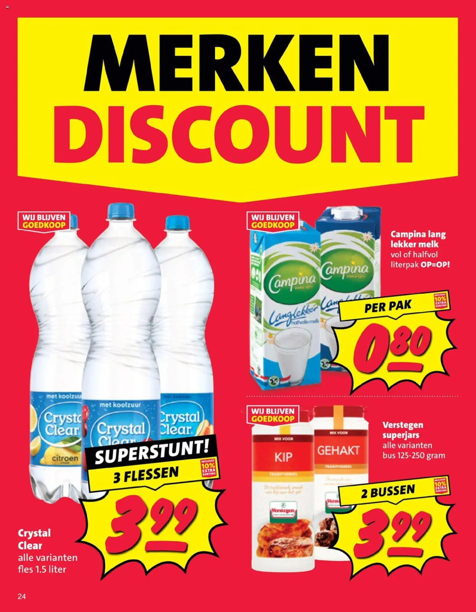 {H1} | Pagina: 24 | Producten: Citroen, Melk, Gehakt, Fles