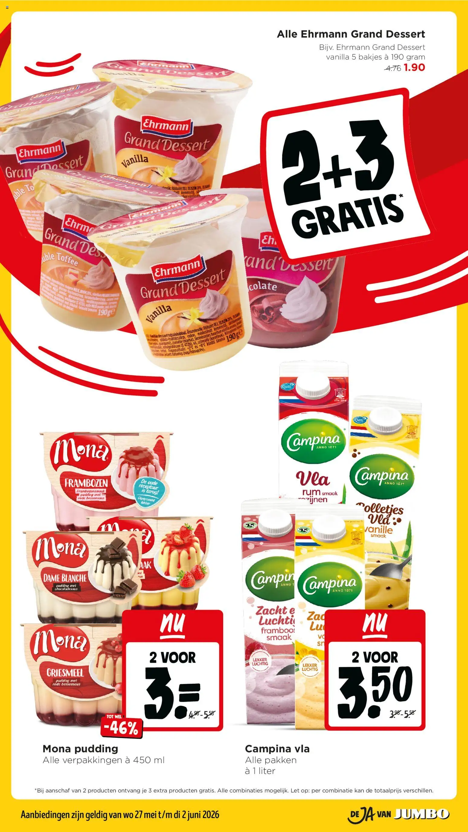 {H1} | Pagina: 4 | Producten: Melk, Pudding, Pavilon, Frambozen