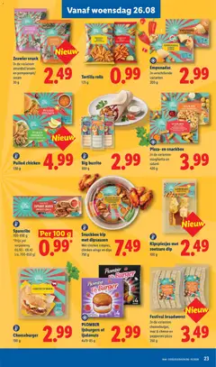 Cheeseburger, 190 g - Voorbeeld van een folder van Lidl, geldig van 24-08-2026 | Pagina: 22