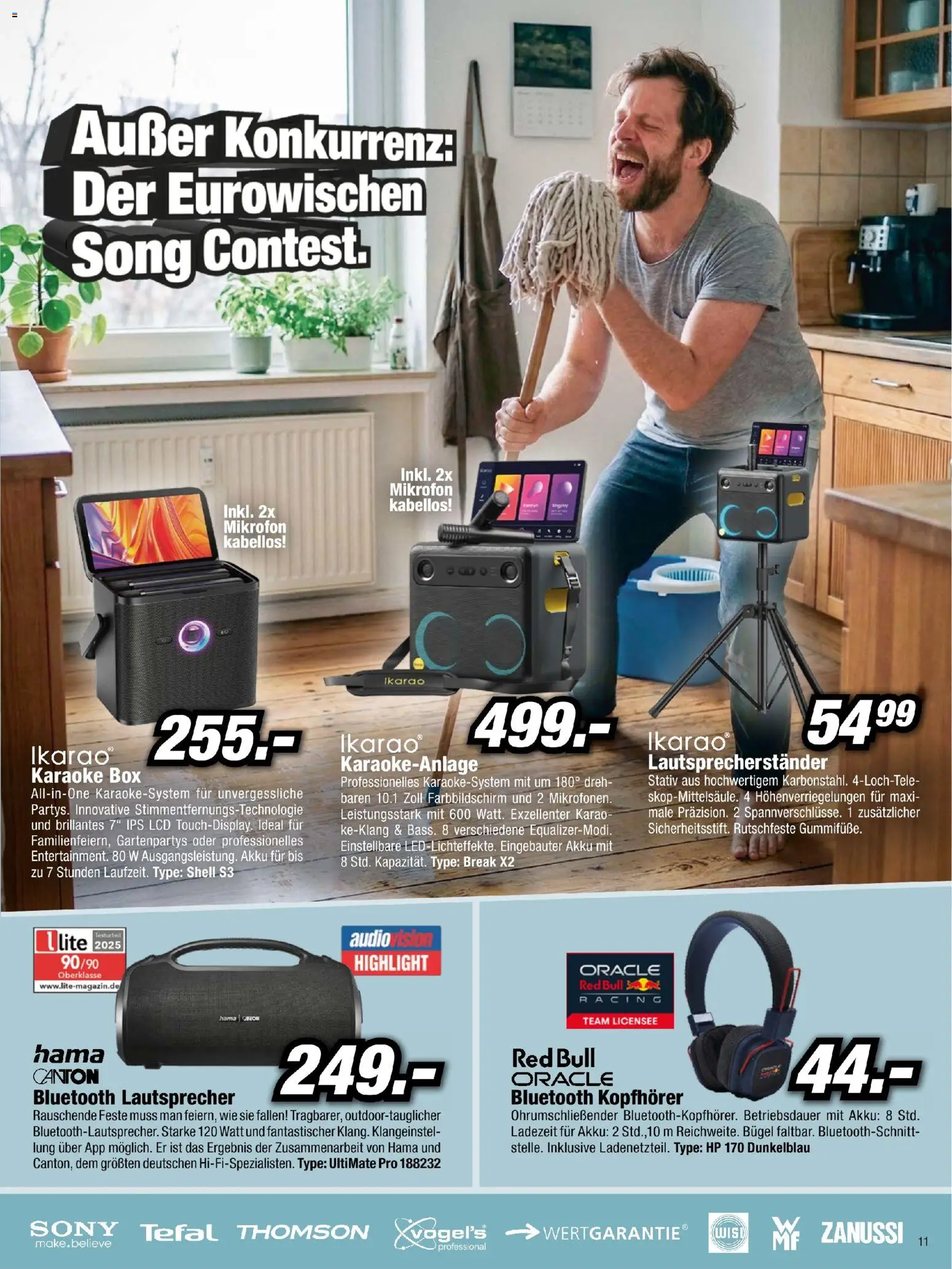 RED ZAC NÖ-Nord gültig ab 26.04.2026 | Seite: 11 | Produkte: Kopfhörer, Mikrofon, Lautsprecher, Box