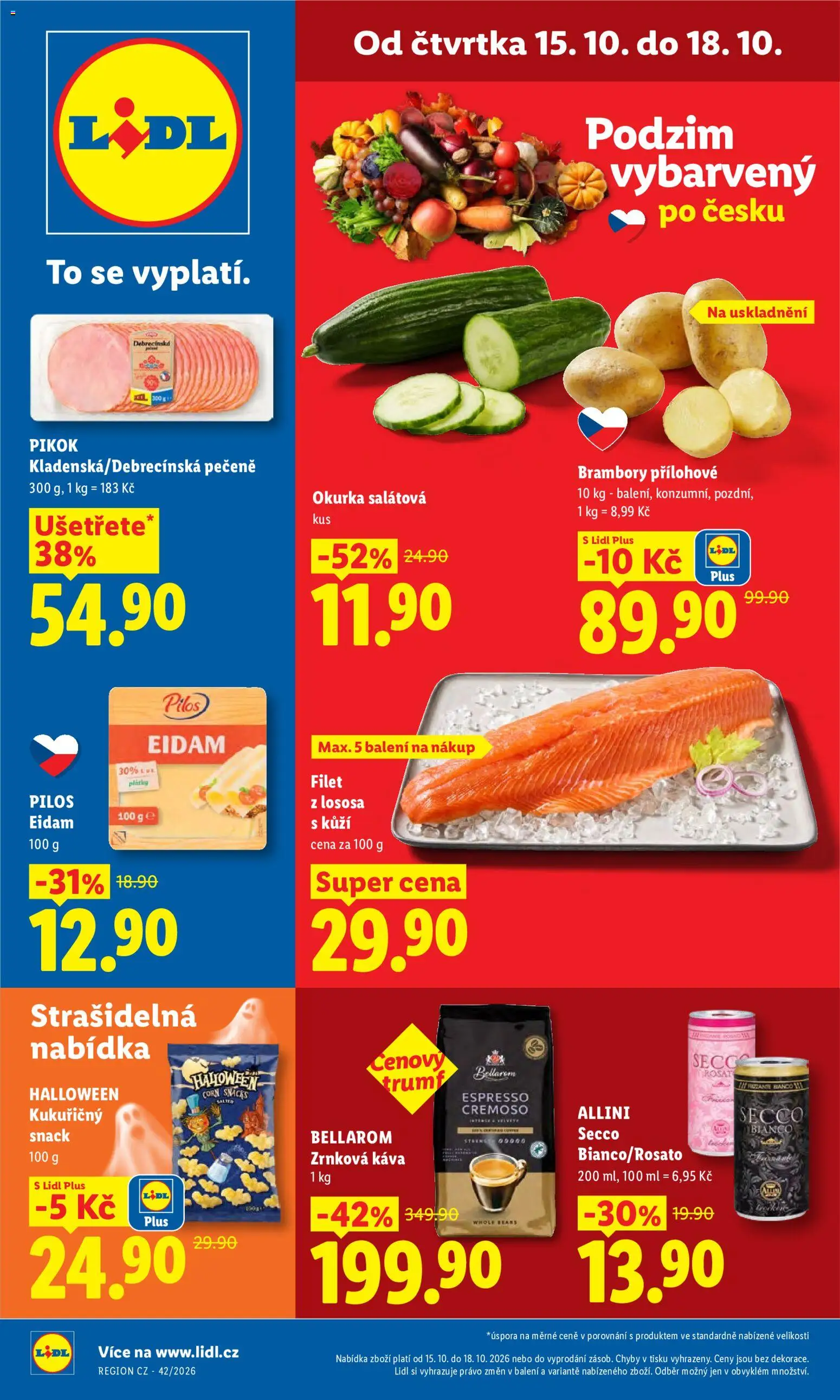 Lidl leták od 15.10.2026 | Strana: 1
