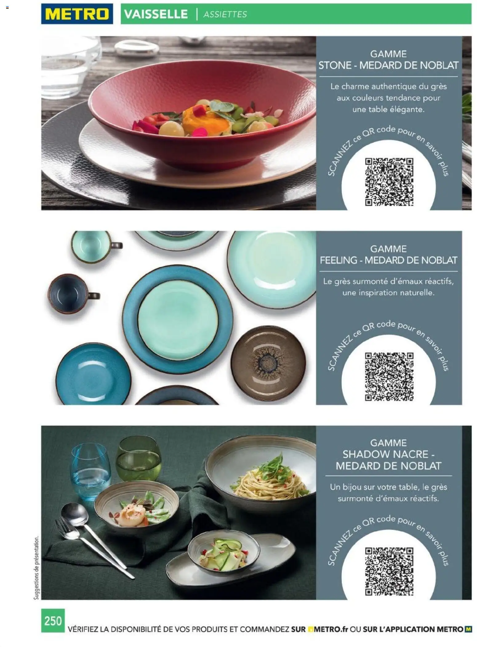 {H1} | Page: 250 | Produits: Vaisselle, Table