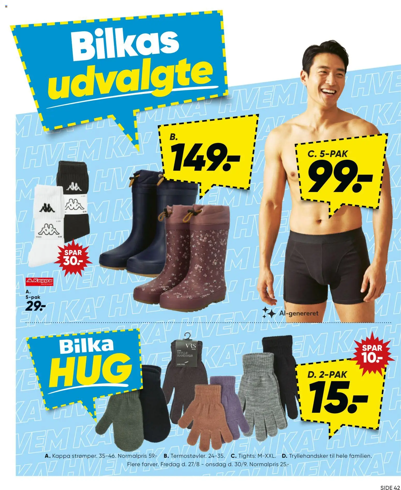 Bilka tilbudsavis – gyldig fra 28/08/2026 | Side: 36 | Produkter: Handsker, Tights
