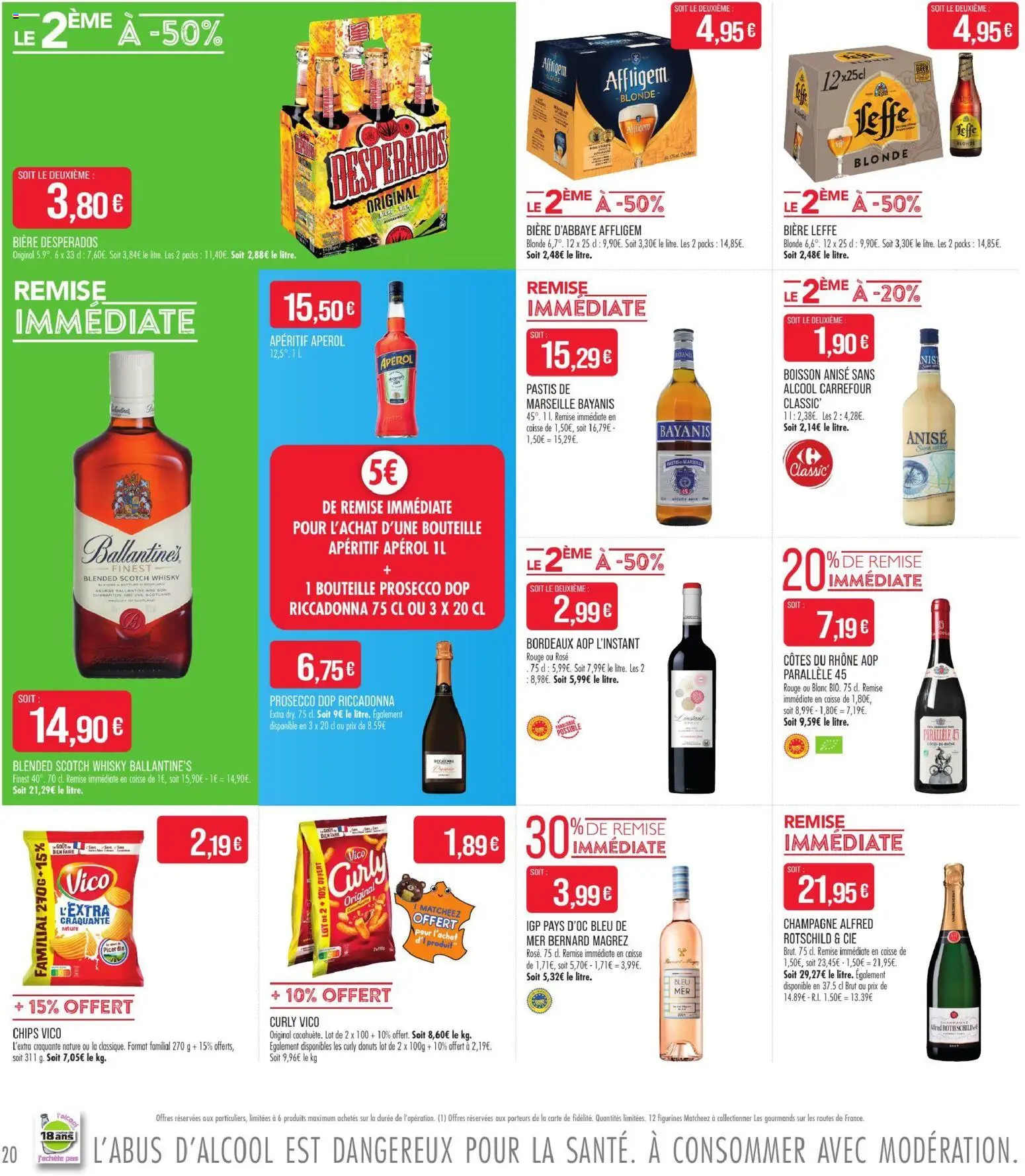 {H1} | Page: 20 | Produits: Apéritif, Whisky, Ballantine's, Biere desperados