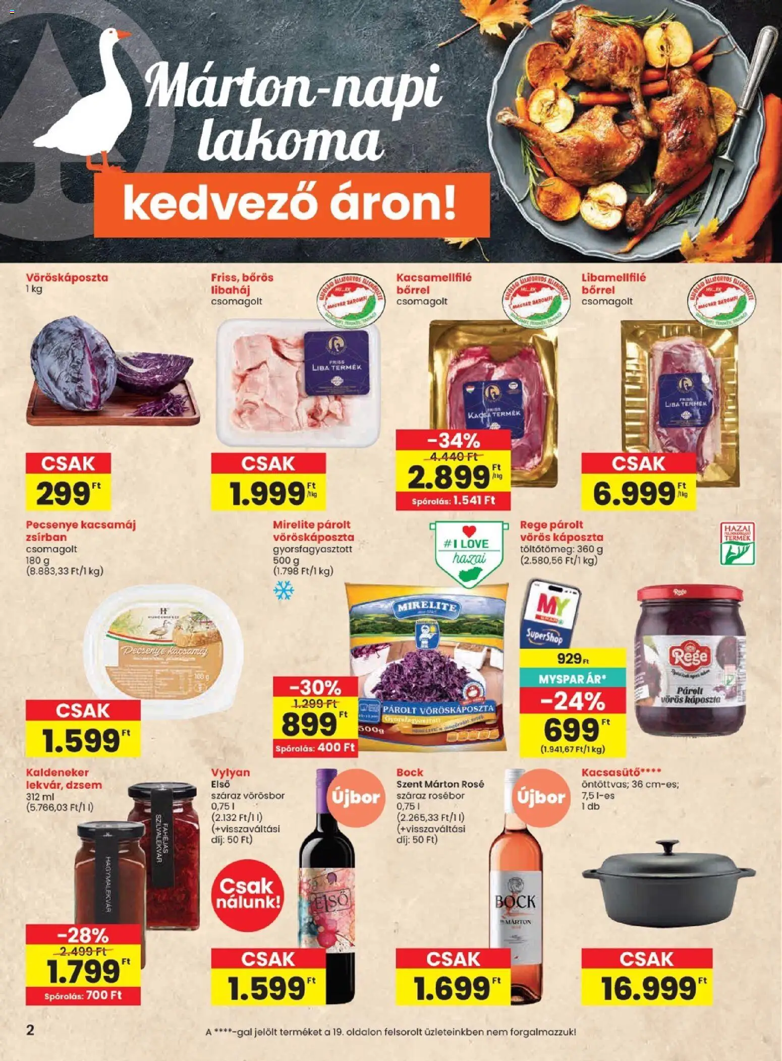 Spar akciós ujság - amely érvényes a következő dátumtól: 2026.11.05. | Oldal: 2