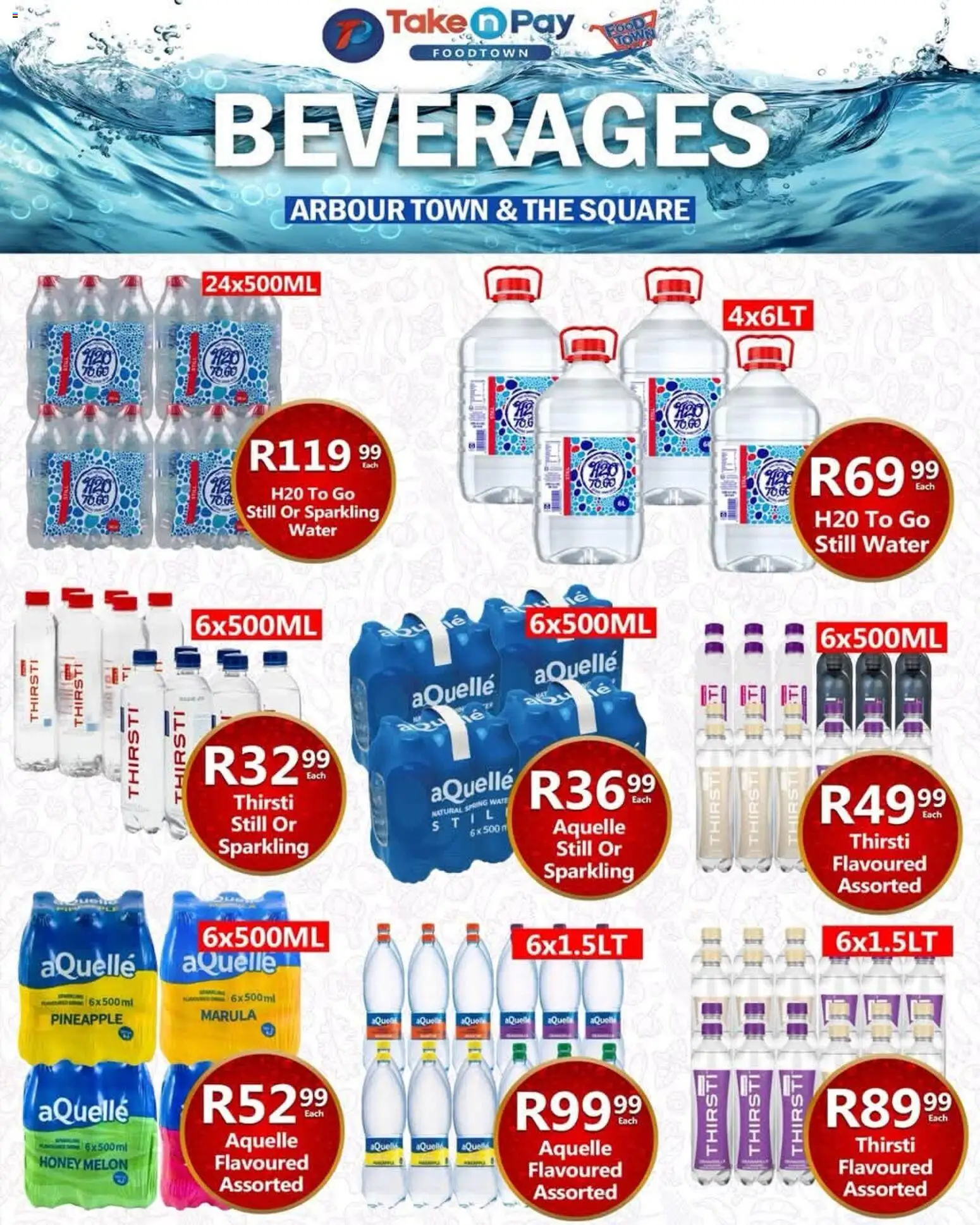 New Take n Pay catalogue – valid from 10/08/2026 | Page: 20 | Products: Beverages, Pineapple, Water