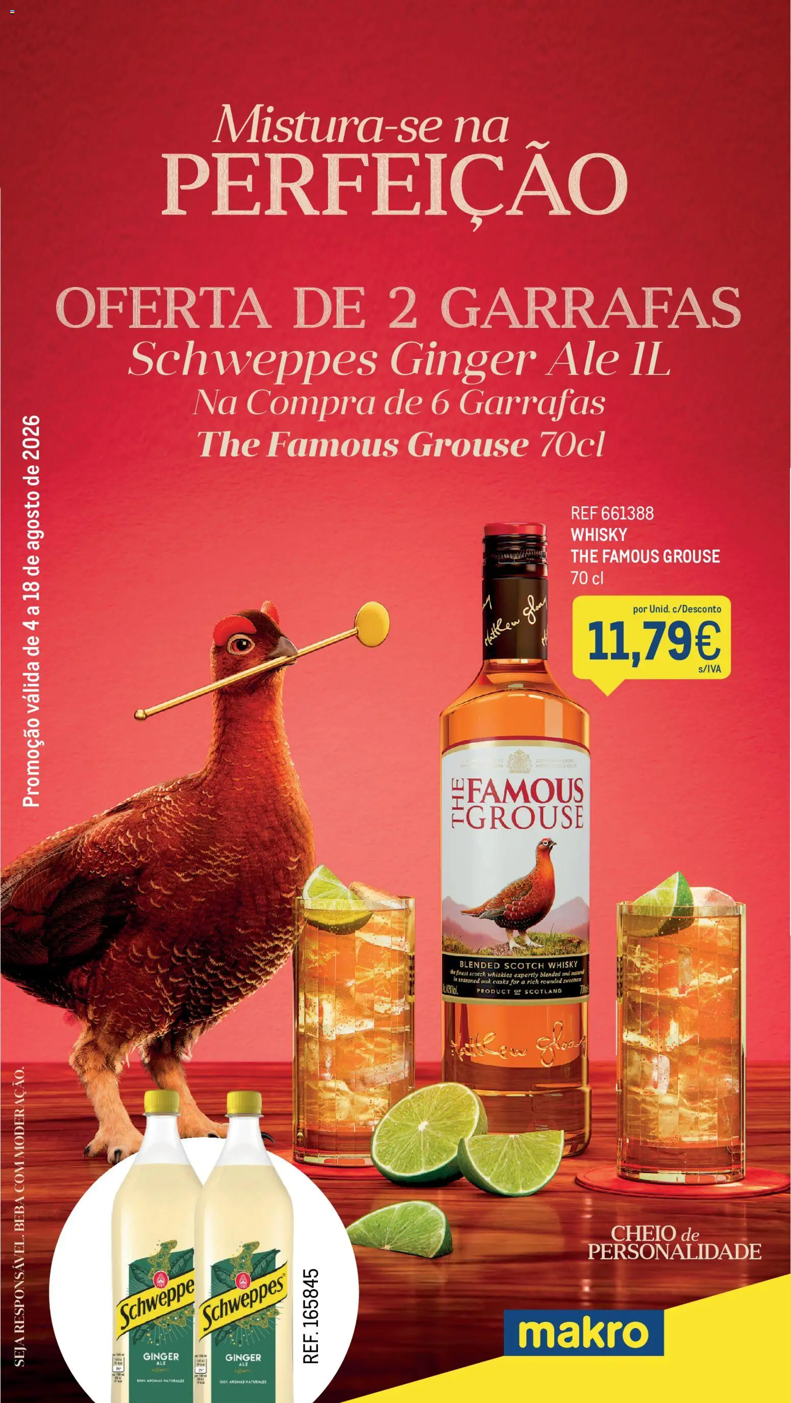 Makro Monofolha The Famous Grouse │ válido de 04/08/2026 | Página: 1 | Produtos: Whisky