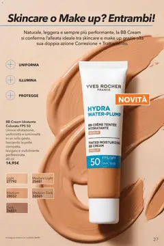 Anteprima del volantino Yves Rocher catalogo Profumo valido a partire dal 04.06.2026 | Pagina: 27 | Prodotti: Uva, BB cream