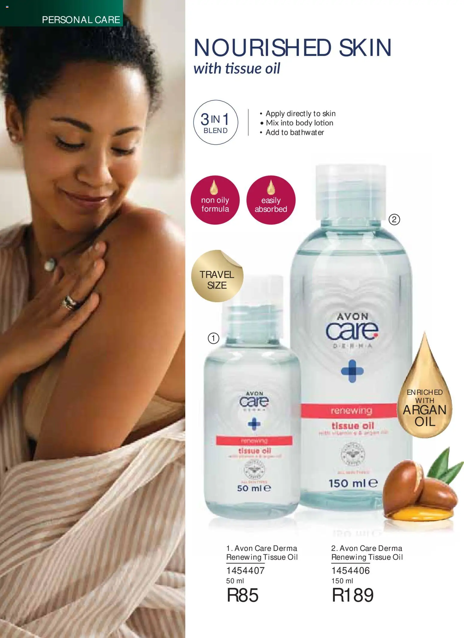 New Avon catalogue – valid from 01/10/2026 | Page: 160 | Products: Tissue oil, Oil, Lotion