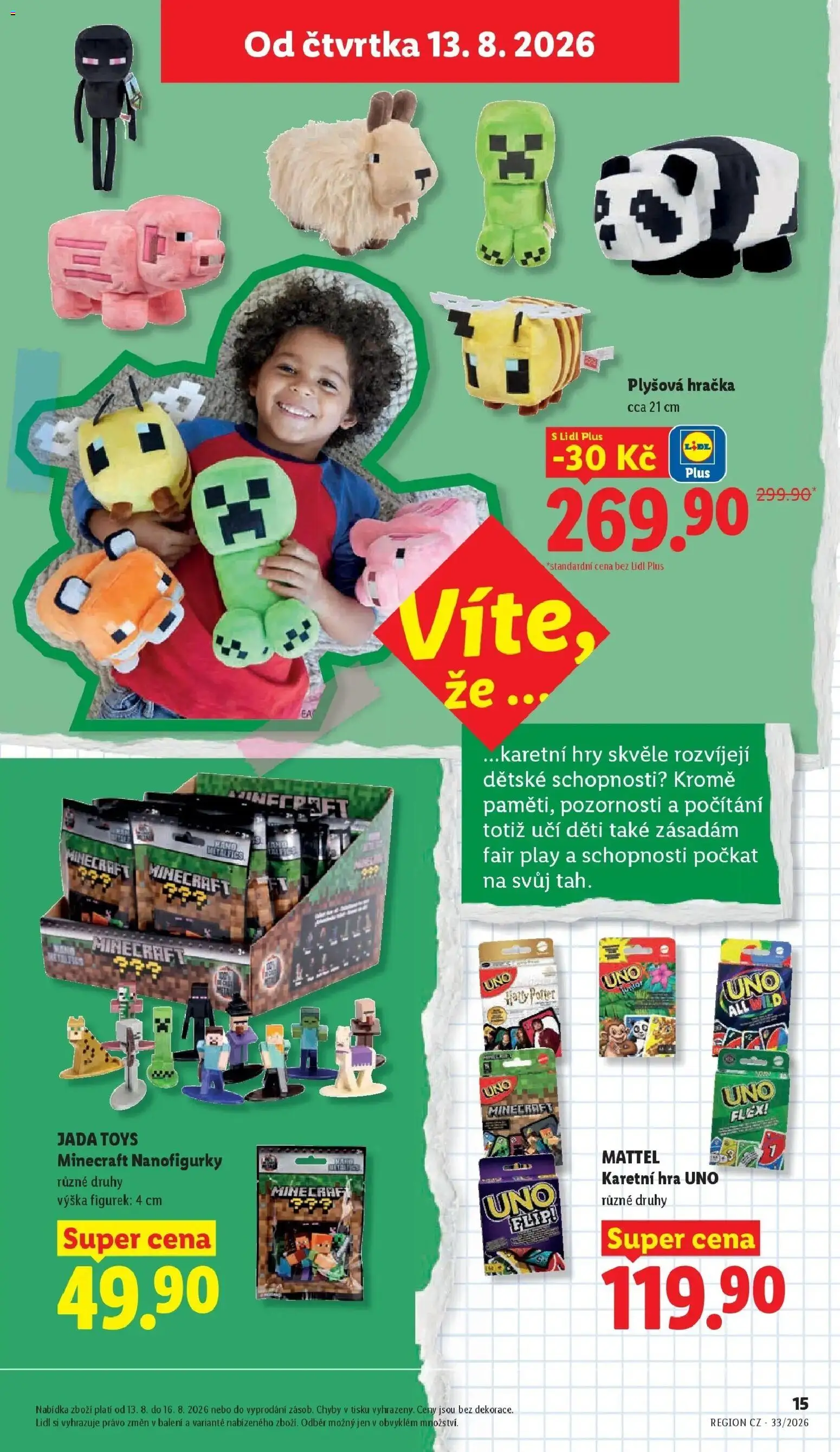 Lidl leták od 17.08.2026 - Nový akční leták | Strana: 15 | Produkty: Hra