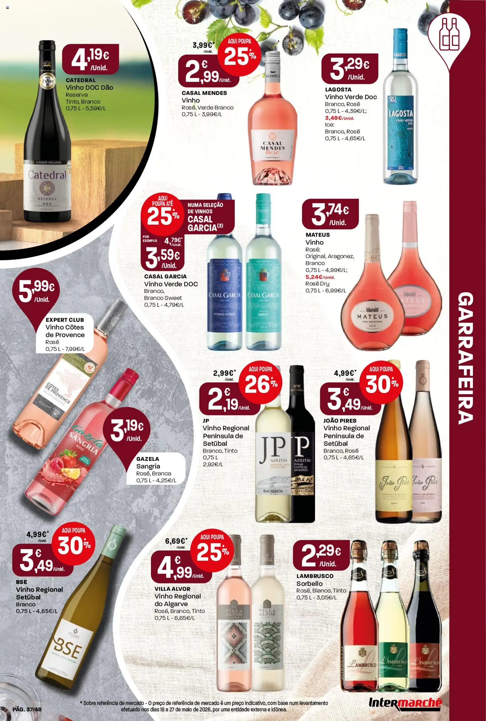 Intermarché folheto │ válido de 02/07/2026 | Página: 37 | Produtos: Lagosta, Base, Vinho