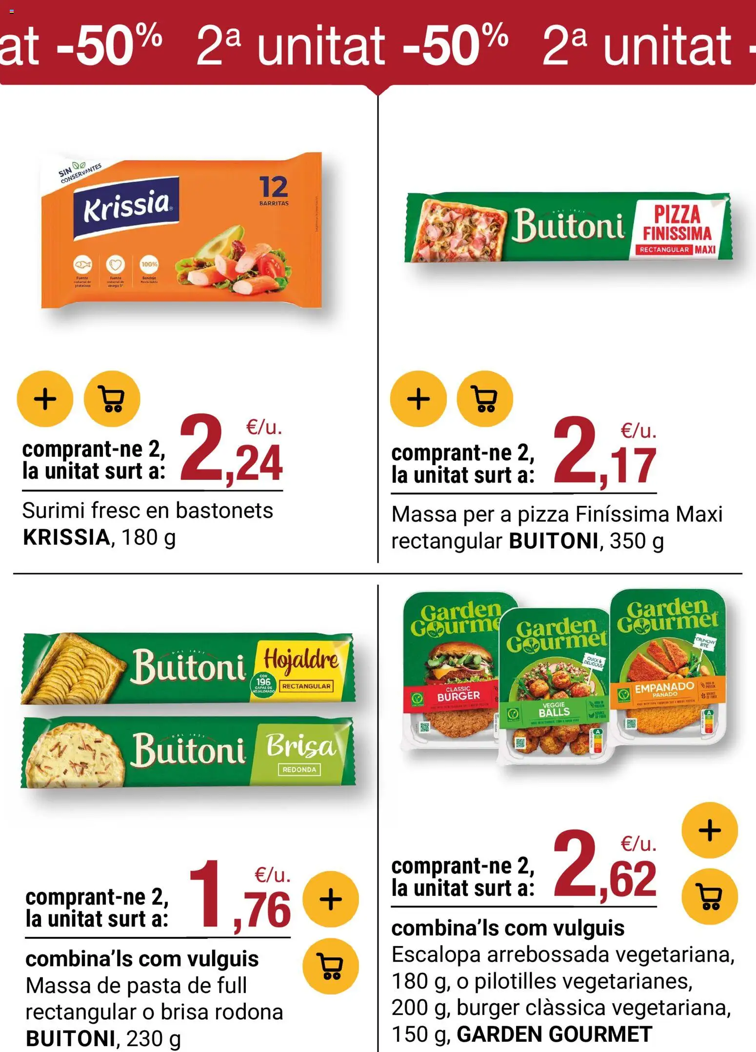 Bonpreu folleto │ válido desde el 29/09/2026 | Página: 22 | Productos: Pizza, Pasta, Bandeja