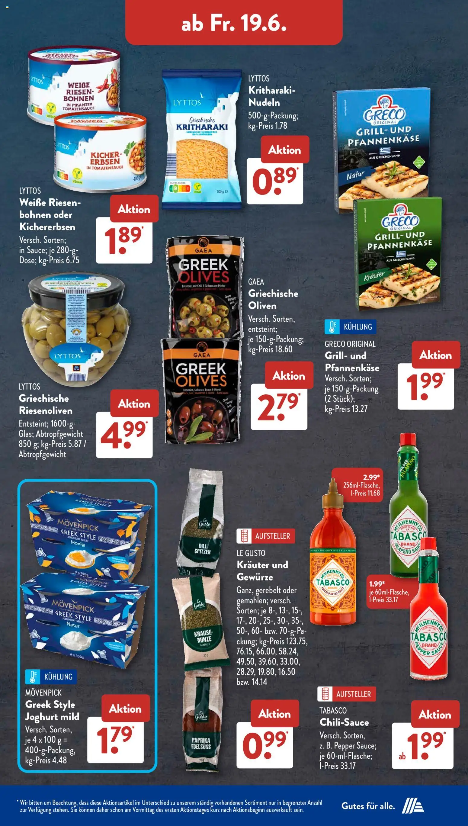 Aldi Süd Prospekt – gültig ab 15.06.2026 | Seite: 22 | Produkte: Hahnchen, Pommes, Zwiebeln, Ketchup