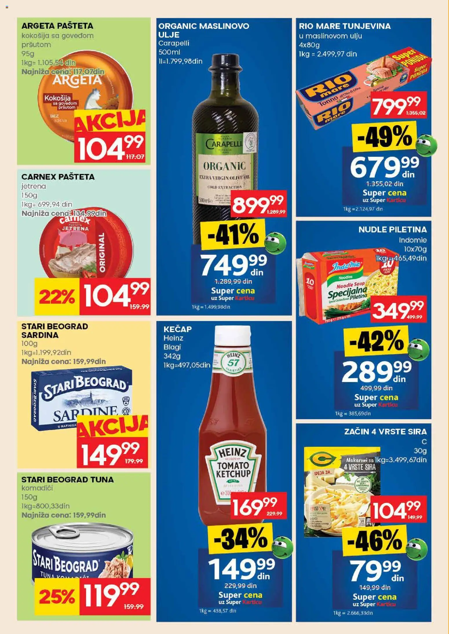 Idea katalog - važi od 04.06.2026 | Strana: 20 | Proizvode: Rio mare, Ulje, Heinz, Sardina