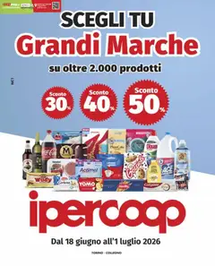 Anteprima del volantino Ipercoop volantino Torino valido a partire dal 18.06.2026