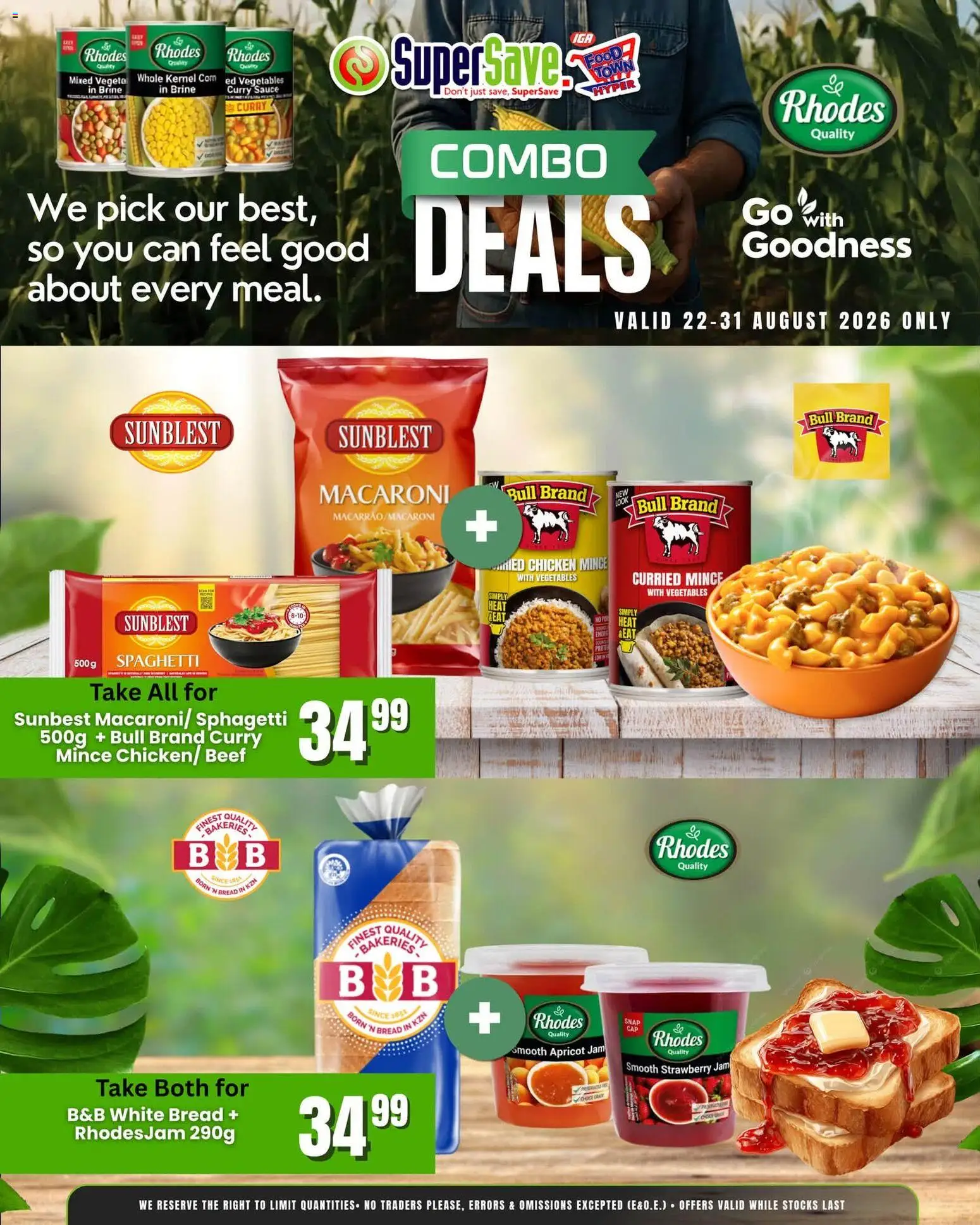 New Super Save catalogue – valid from 22/08/2026 | Page: 29 | Products: Jam, Chicken, Vegetables, Sauce