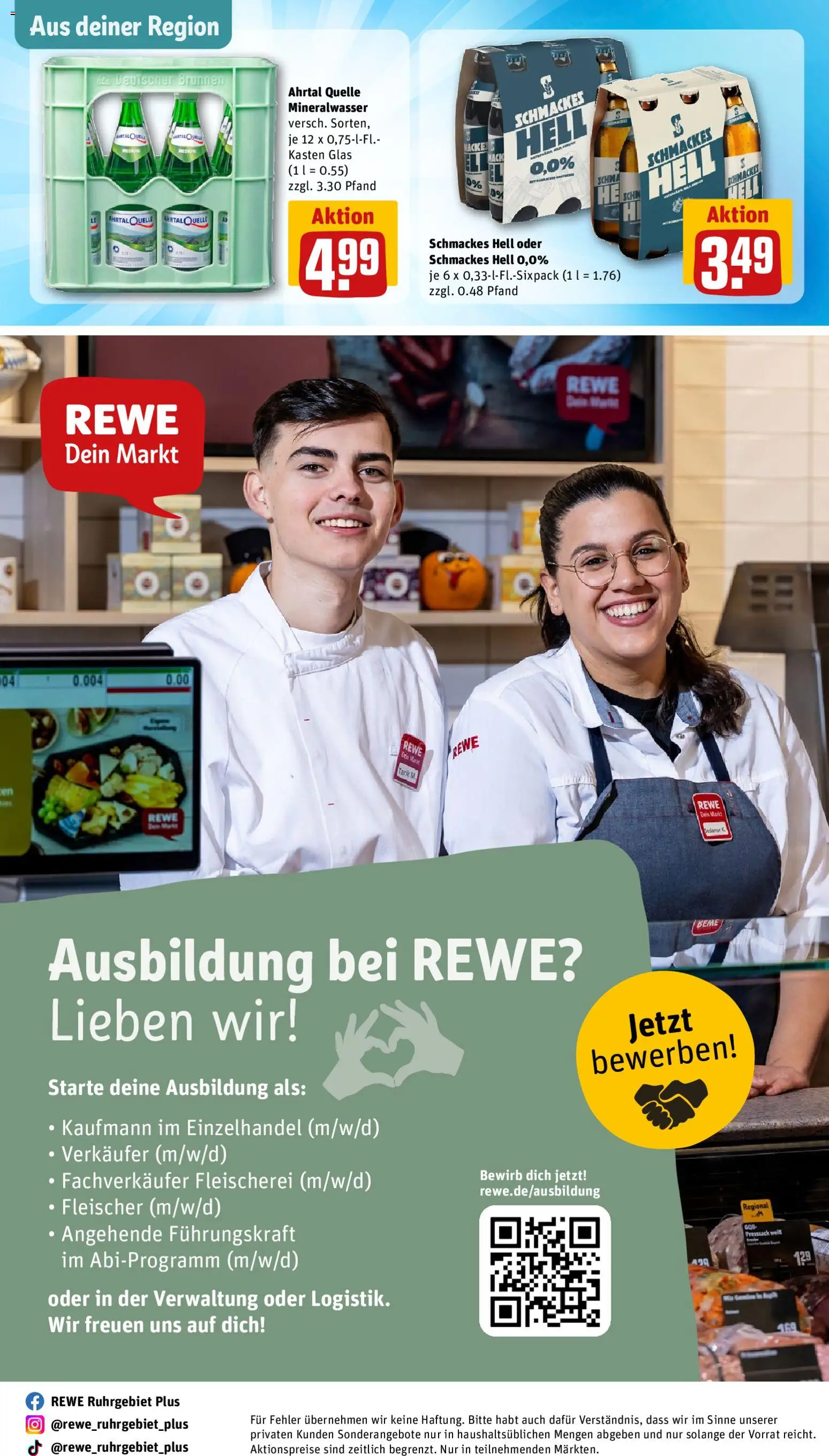 Rewe ihr Kaufpark Prospekt – gültig ab 31.08.2026 | Seite: 34 | Produkte: Mineralwasser