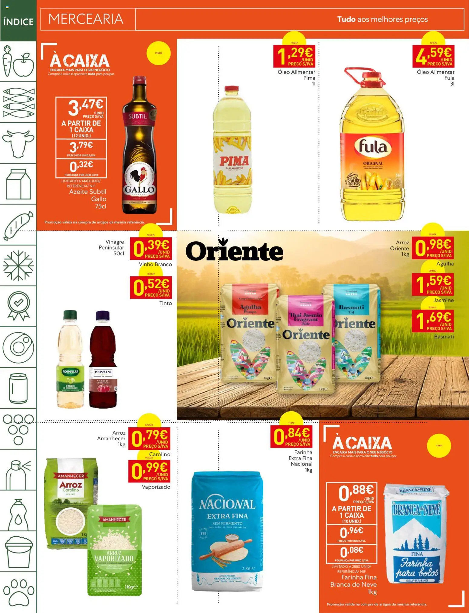 Recheio folheto │ válido de 26.05.2026 | Página: 18 | Produtos: Azeite, Caixa, Vinho, Arroz