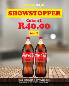 Check Save specials catalogue – valid from 24/08/2026