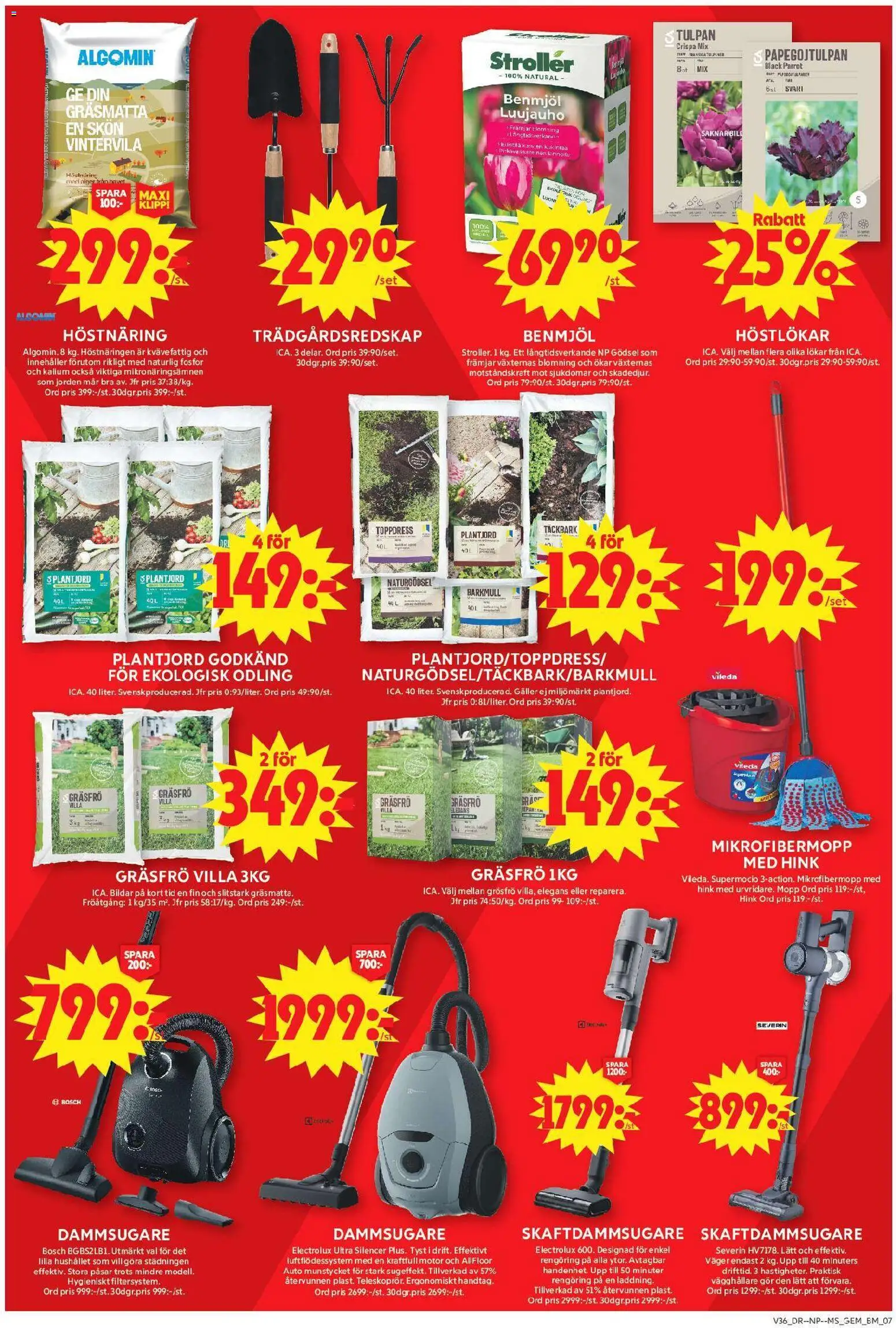 ICA Maxi reklamblad aktuell från 31/08/2026 | Sida: 12 | Produkter: Dammsugare, Gem, Hink, Rock