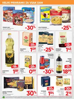 Tuš katalog akcije – veljaven od 10.06.2026 | Stran: 14 | Izdelki: Rezanci, Pistacije, Juha, Piskoti