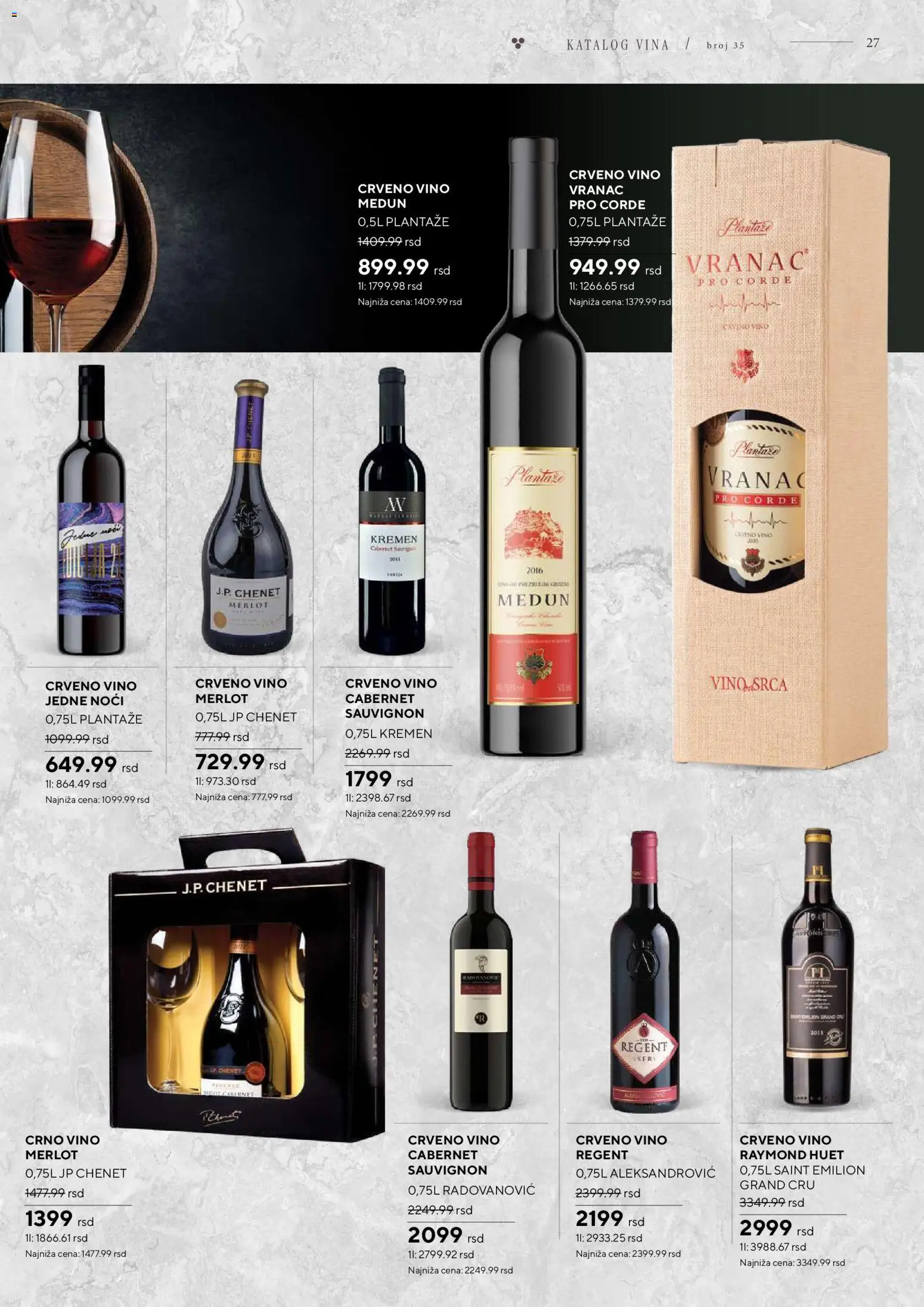 Idea katalog - važi od 26.10.2026 | Strana: 27 | Proizvode: Vranac, Crveno vino, Vino