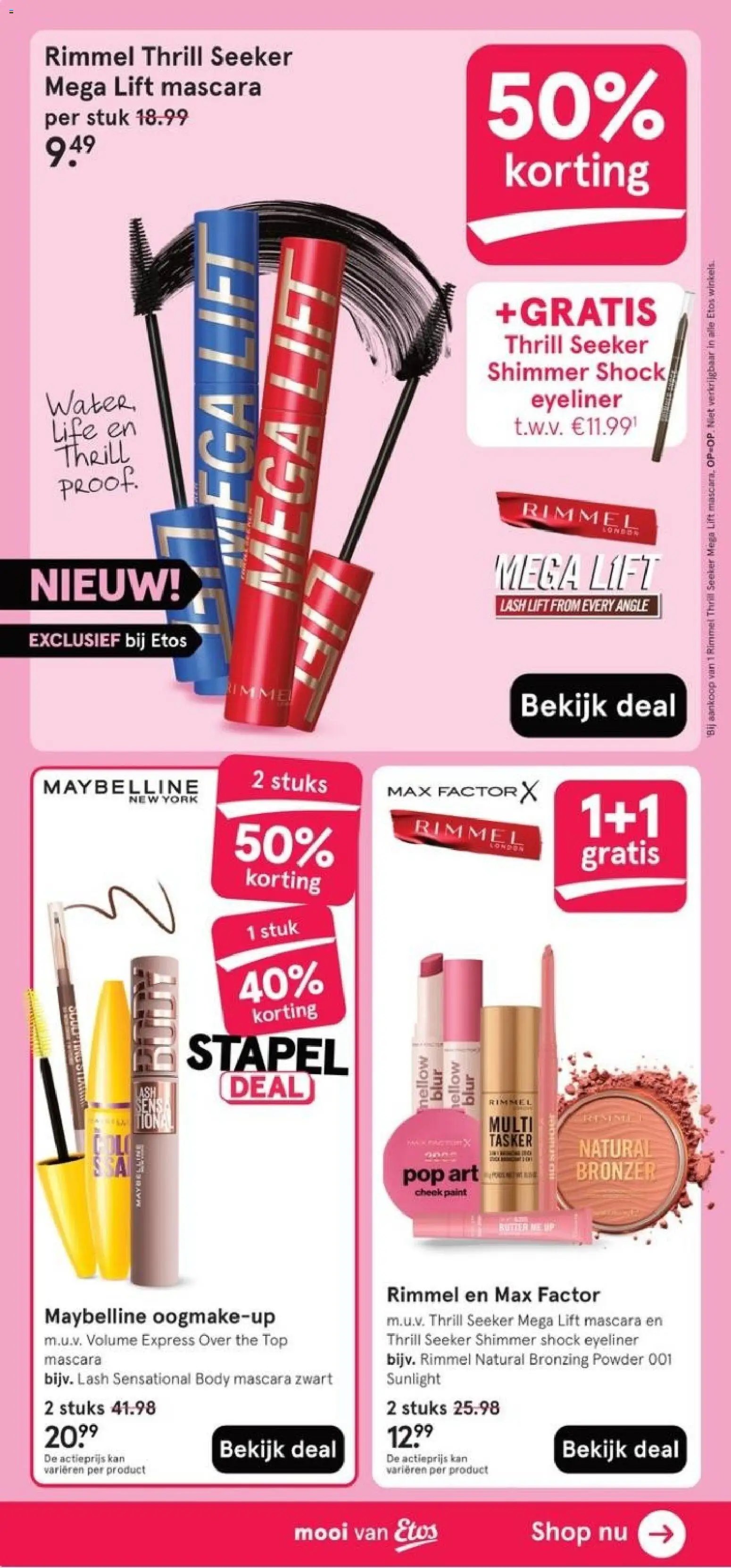 {H1} | Pagina: 20 | Producten: Kan, Bronzer, Mascara, Eyeliner