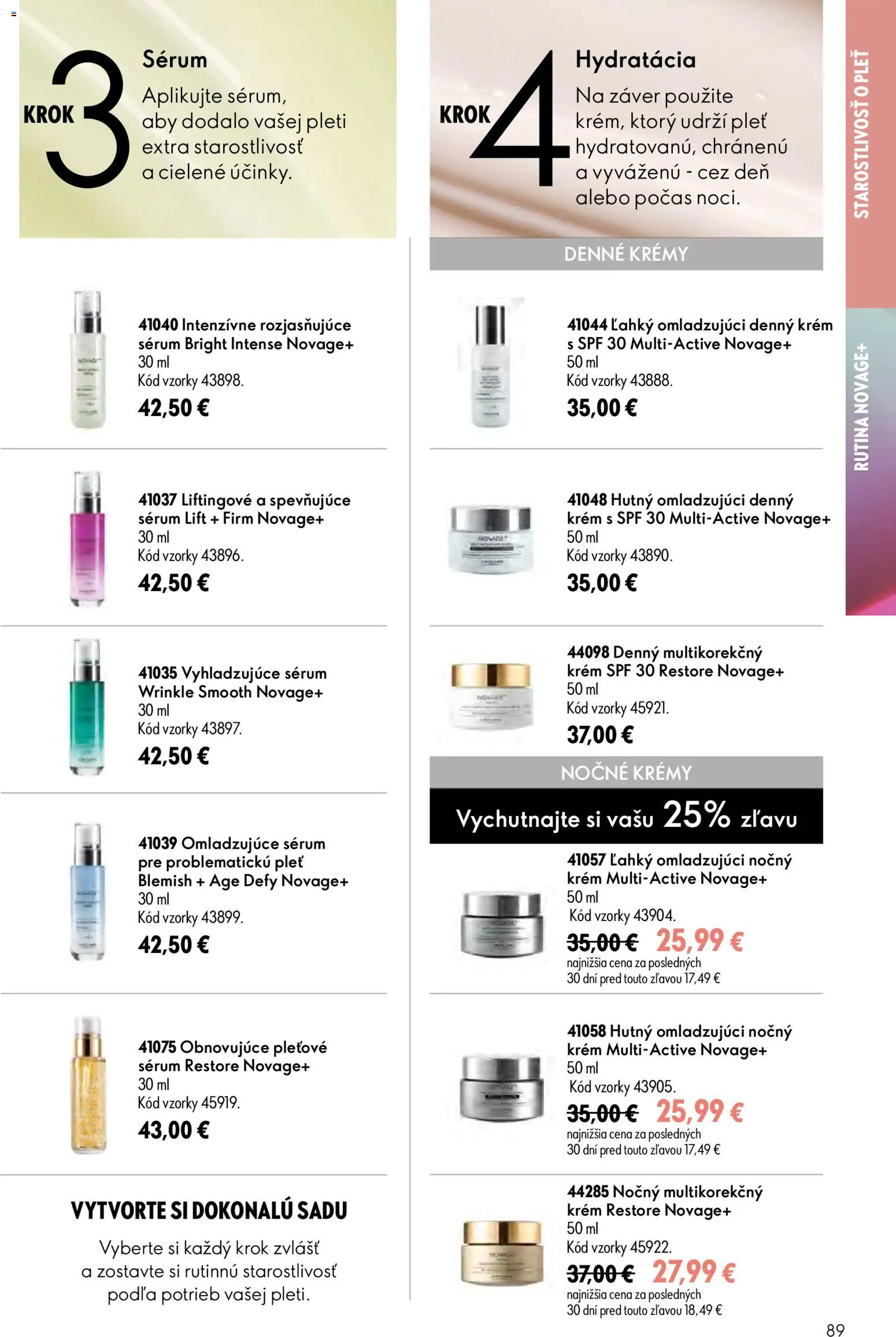 Nové Oriflame akcie – leták je platný od 29.07.2026 | Strana: 89 | Produkty: Krém