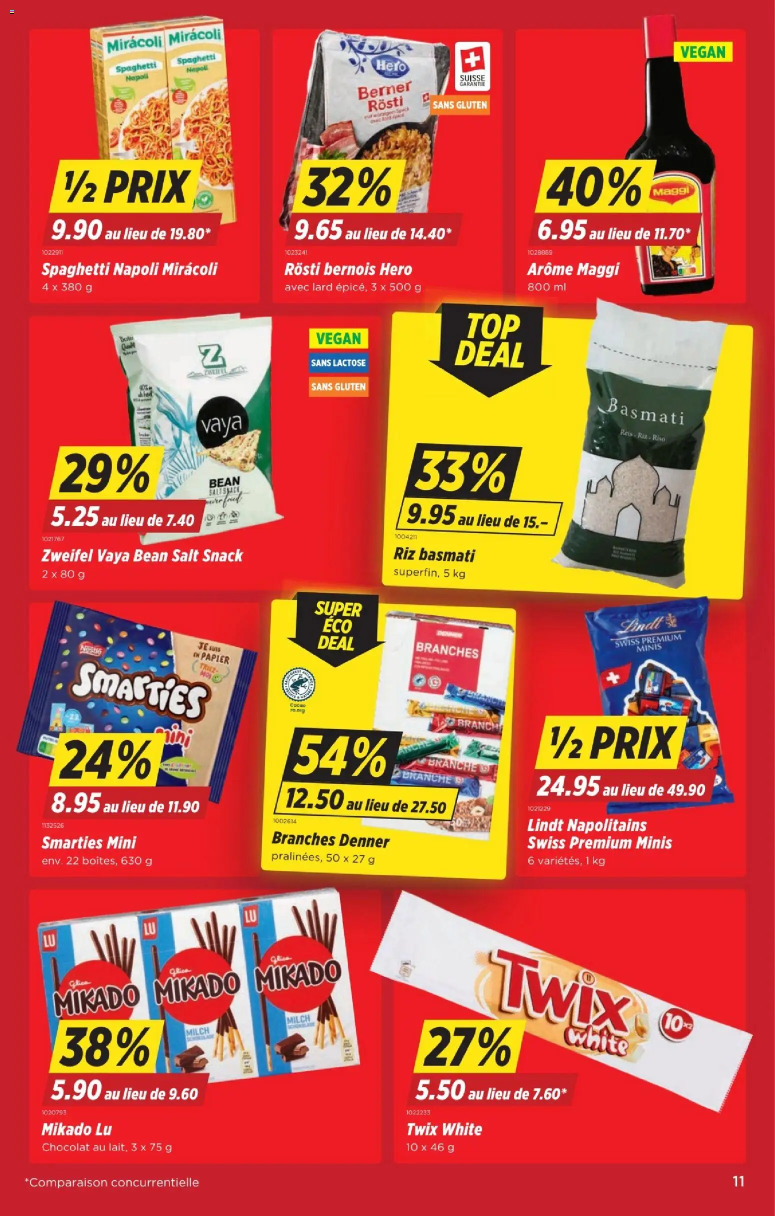 Denner aktionen FR – gültig ab 08.10.2026 | Seite: 11 | Produkte: Twix, Milch