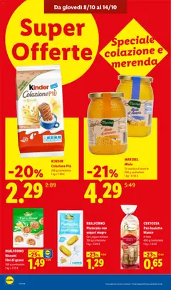 Anteprima del volantino REALFORNO Plumcake con yogurt magro, Con yogurt italiano 350 g confezione valido a partire dal 08/10/2026 | Pagina: 12 | Prodotti: Yogurt, Biscotti, Yogurt magro, Miele