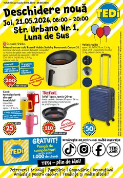 Ofertele TEDi valabile de la 21.05.2026
