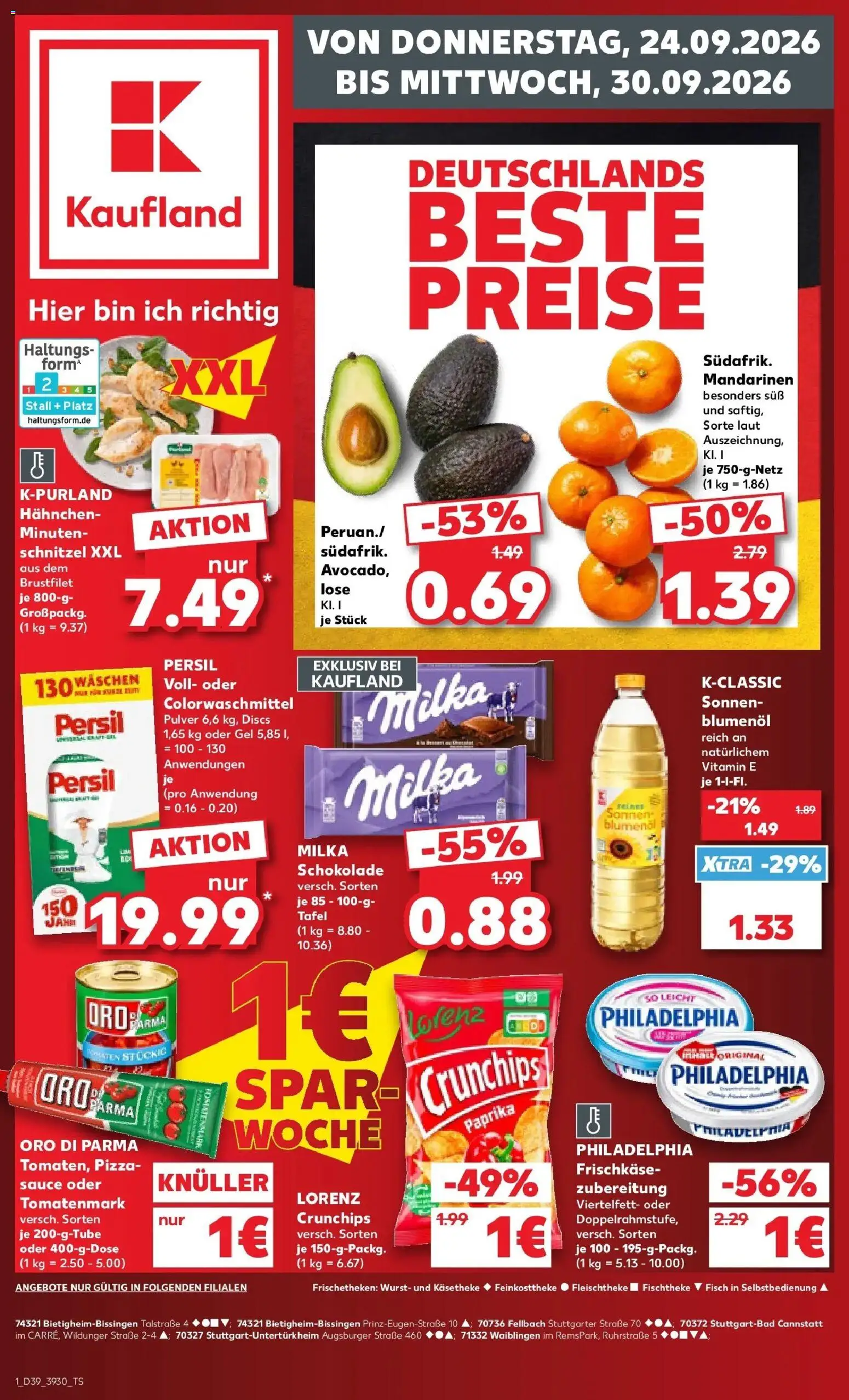 Prospekt Kaufland ab 21.09.2026 » Angebote Online zum Blättern | Seite: 13 | Produkte: Schokolade, Oro di parma, Paprika, Pizza