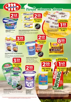 Pogląd oferty "Top Market gazetka" - ważna od 24.09.2026 | Strona: 3 | Produkty: Serek homogenizowany, Serek, Mleko, Twaróg