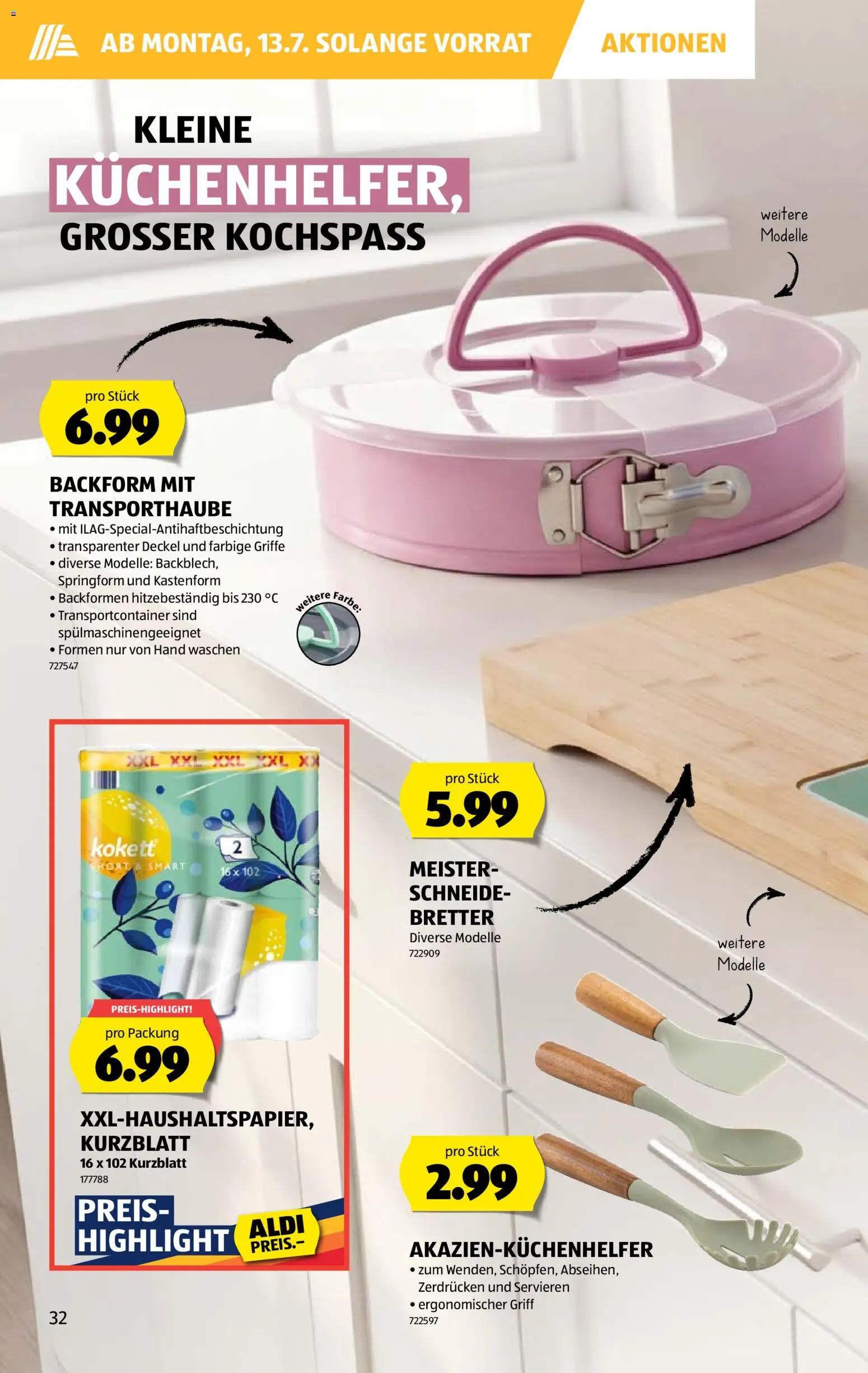 Aldi aktionen – gültig ab 09.07.2026 | Seite: 32