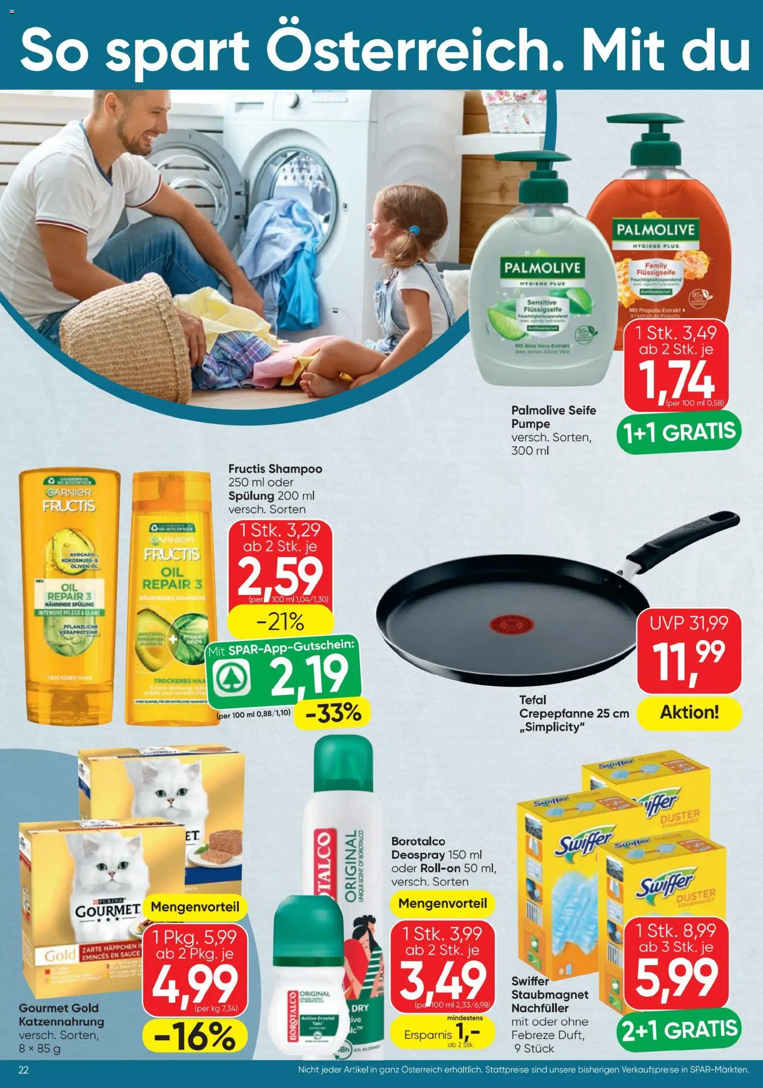 Spar - Flugblatt gültig ab 01.07.2026 | Seite: 22 | Produkte: Avocado, Shampoo, Spülung, Öl