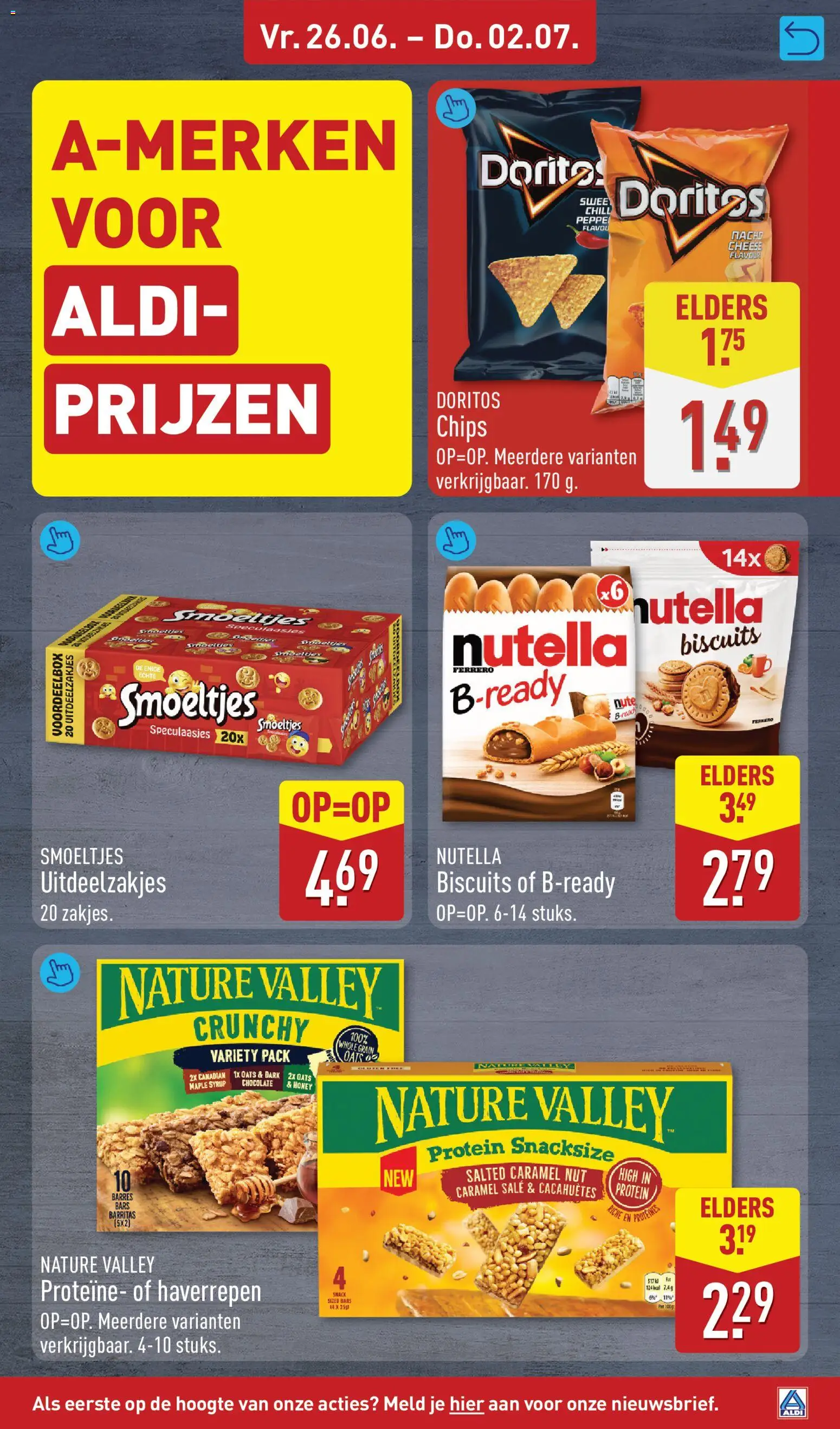 {H1} | Pagina: 51 | Producten: Chips, Doritos, Bed, Mini pillecukor