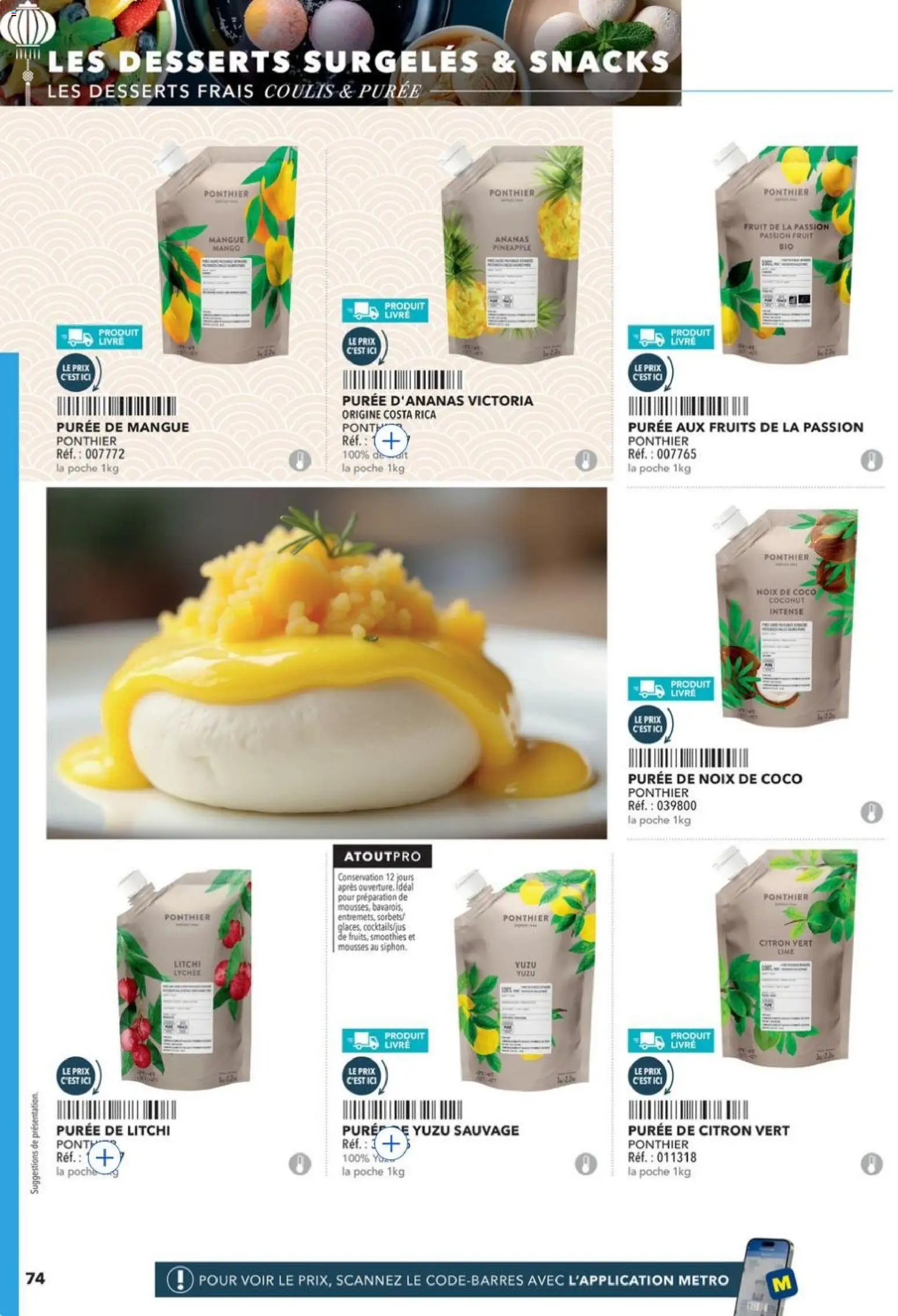 {H1} | Page: 74 | Produits: Citron, Citron vert, Litchi, Livre