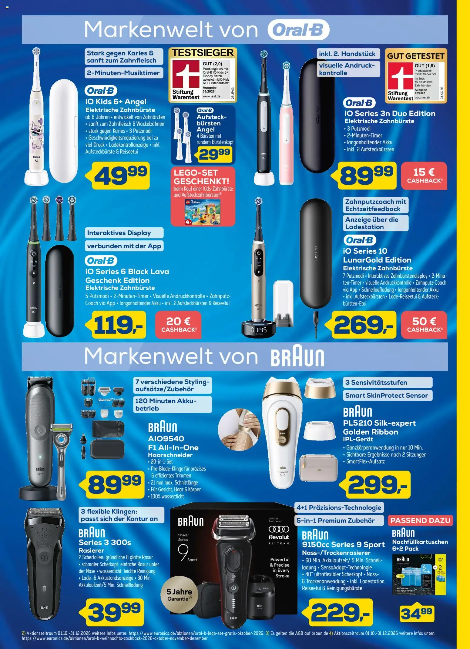 Euronics Prospekt – gültig ab 14.10.2026 | Seite: 5 | Produkte: Rasierer, Elektrische zahnbürste, Zahnbürste