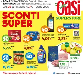 Anteprima del volantino Oasi volantino Zagarolo valido a partire dal 25/09/2026