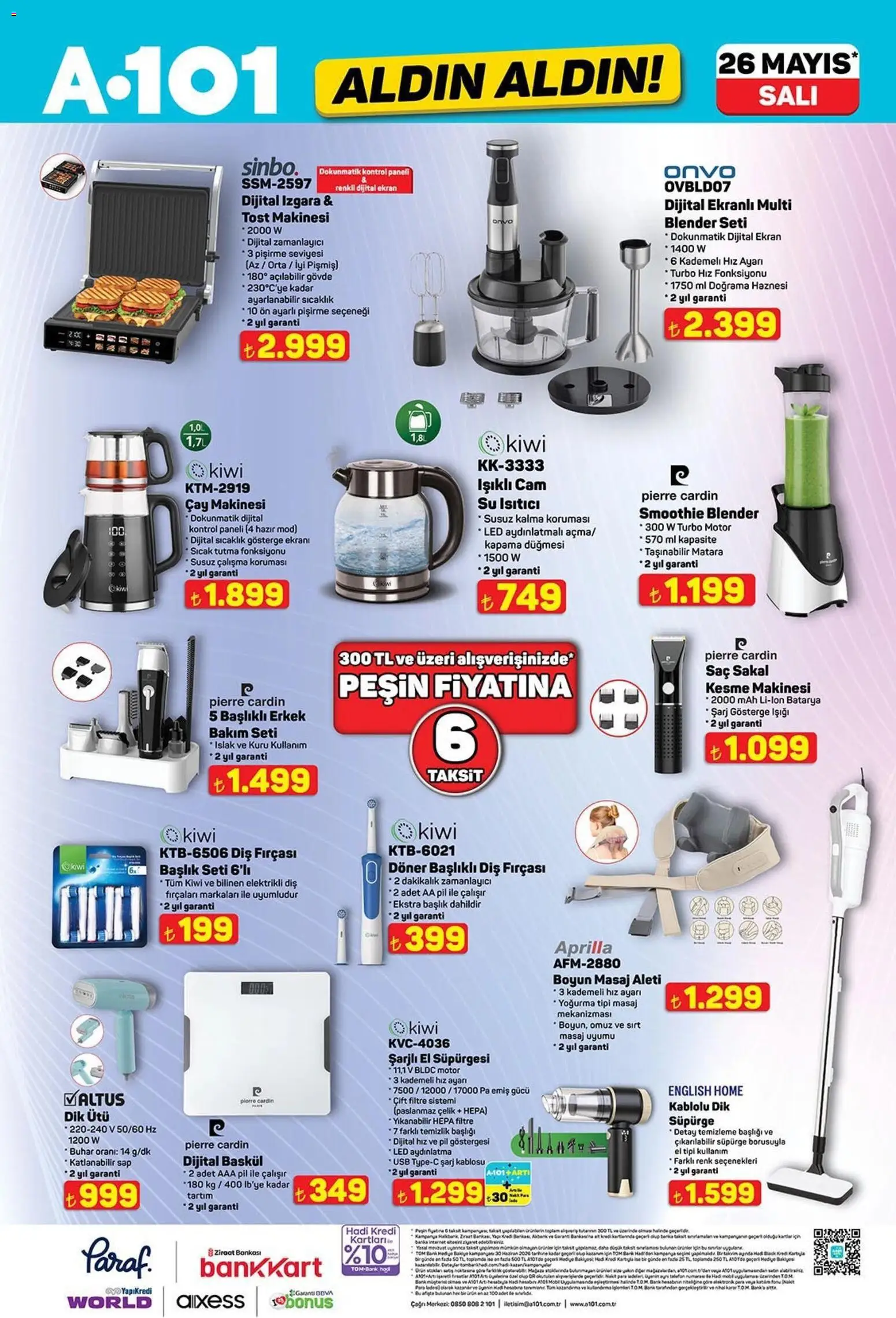 A101 - Katalog Aldın Aldın - 26.05.2026 tarihinden itibaren geçerlidir | Sayfa: 8