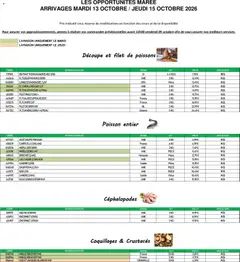 Promocash - Prévisualisation de Promocash Opportunités Marée valide à partir de 13/10/2026