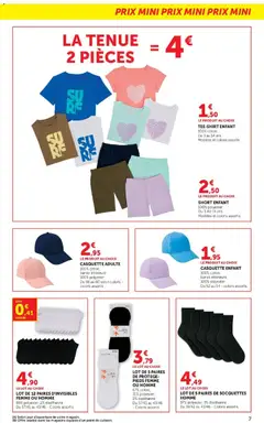 Hyper U - Prévisualisation de Hyper U - Les prix bas de la semaine valide à partir de 21.04.2026 | Page: 7 | Produits: Coton, Casquette