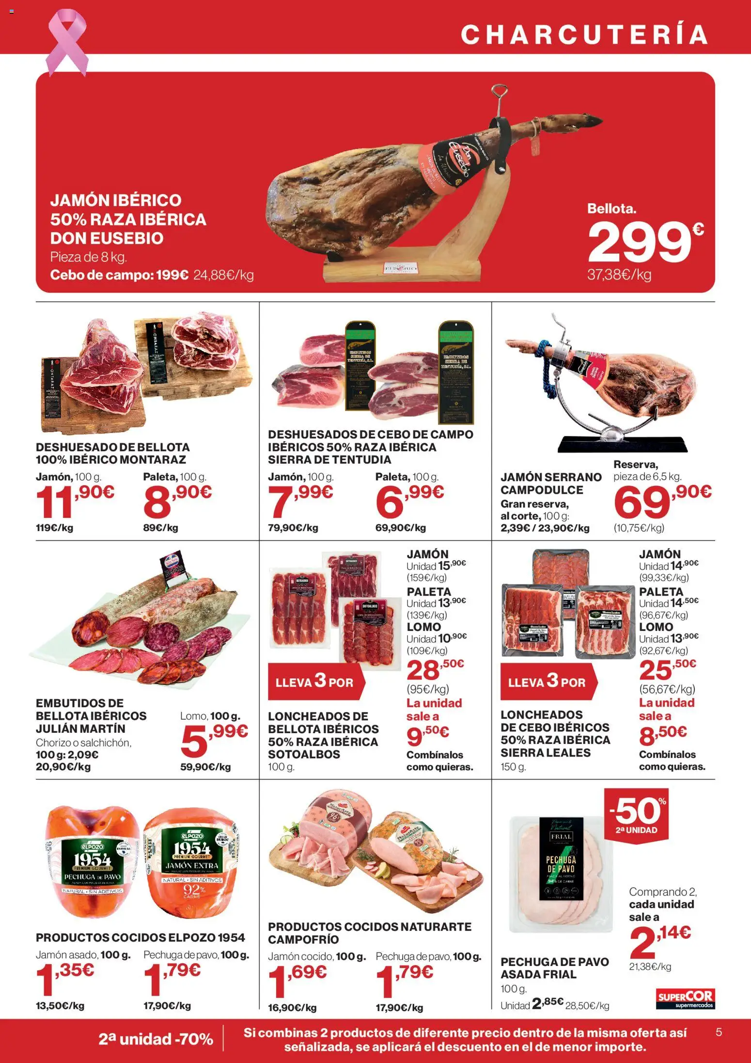 Supercor folleto │ válido desde el 15/10/2026 | Página: 5 | Productos: Lomo, Jamón, Embutidos, Carne