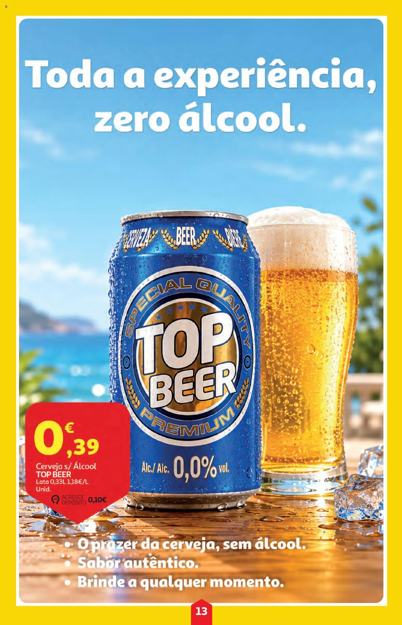 Auchan folheto │ válido de 02/07/2026 | Página: 13 | Produtos: Top, Cerveja