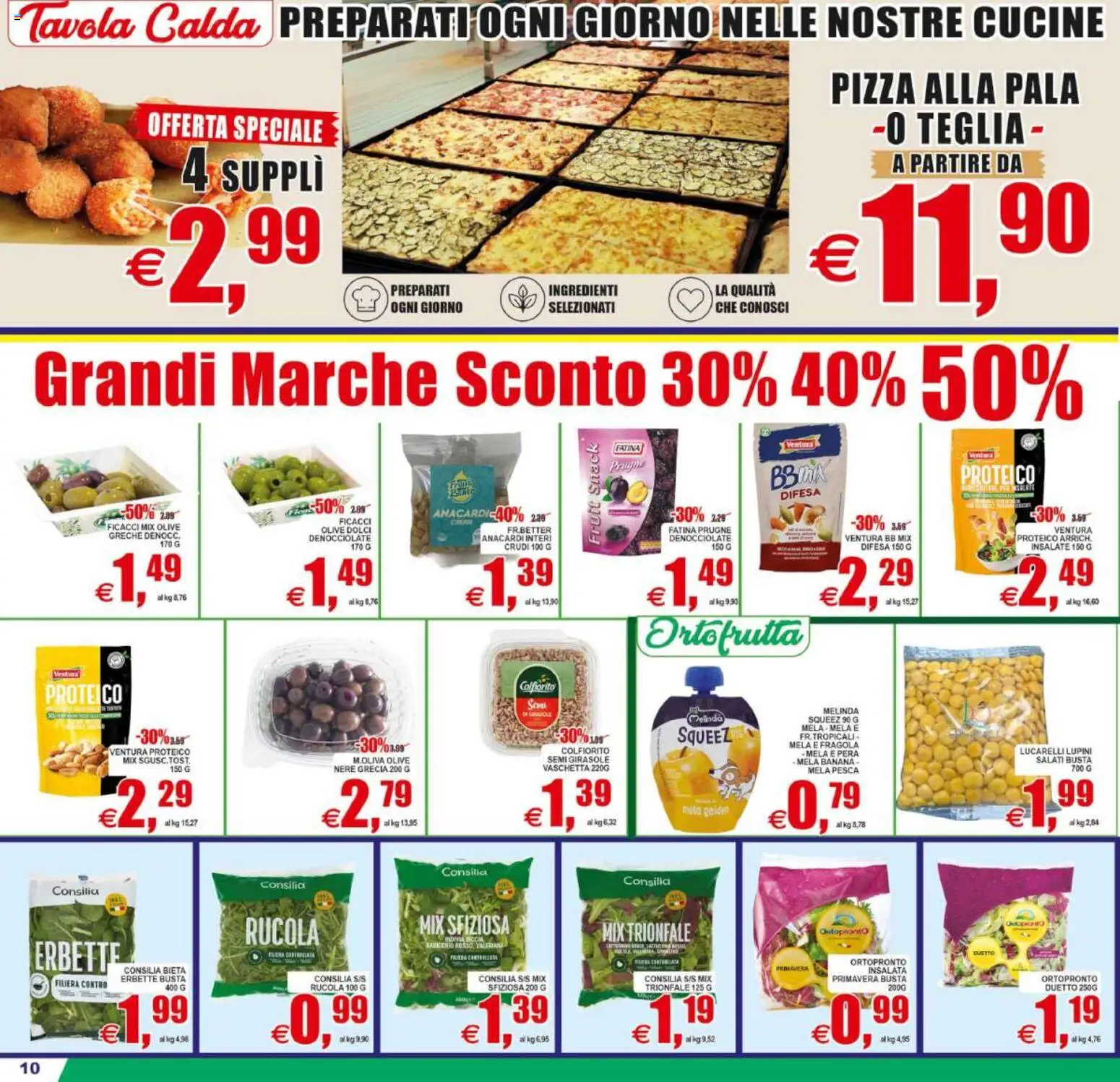 Volantino Pewex del 29.05.2026 | Pagina: 10 | Prodotti: Lupini, Rucola, Insalata, Anacardi