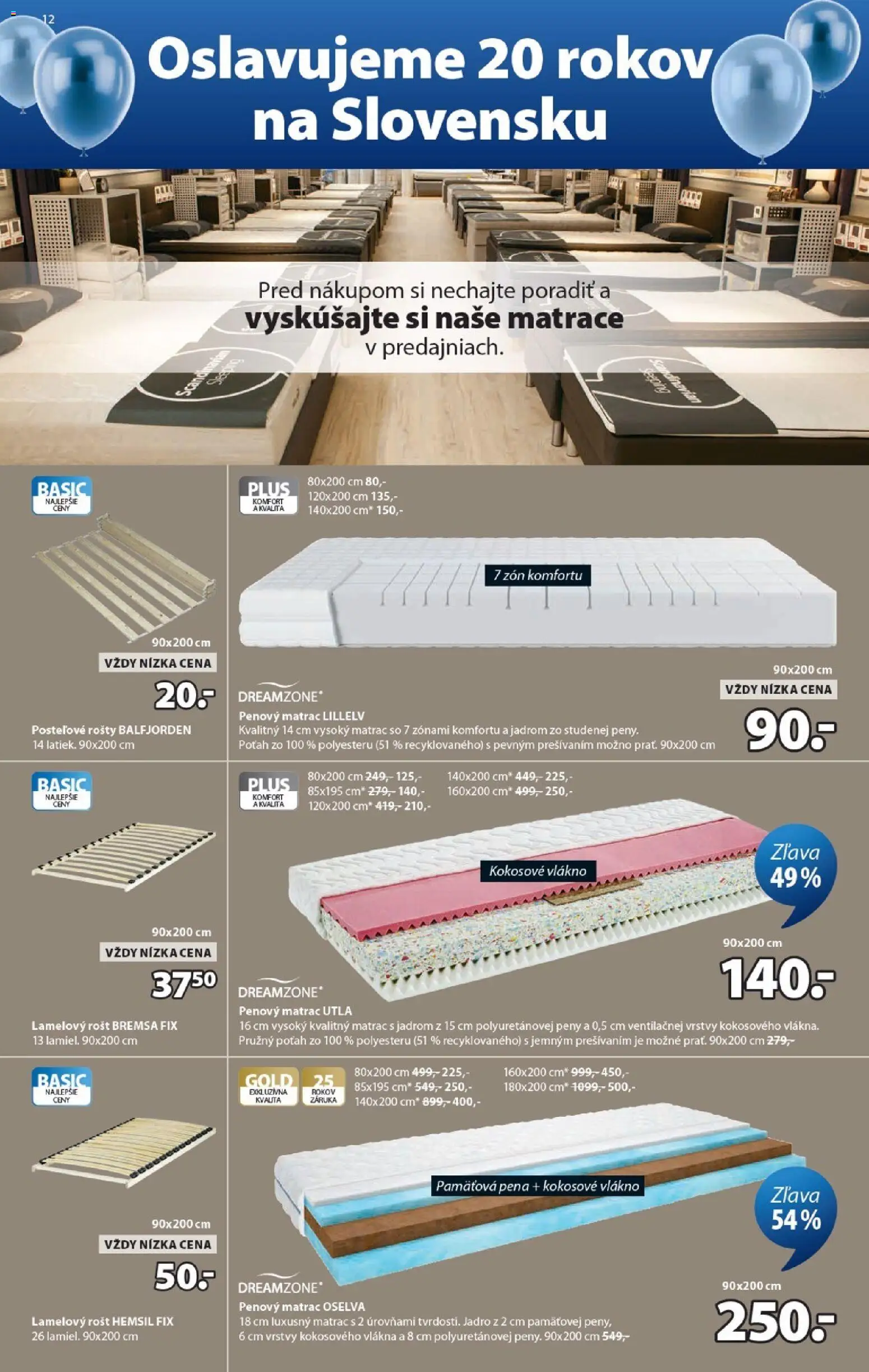 Nové JYSK akcie – leták je platný od 21.09.2026 | Strana: 12