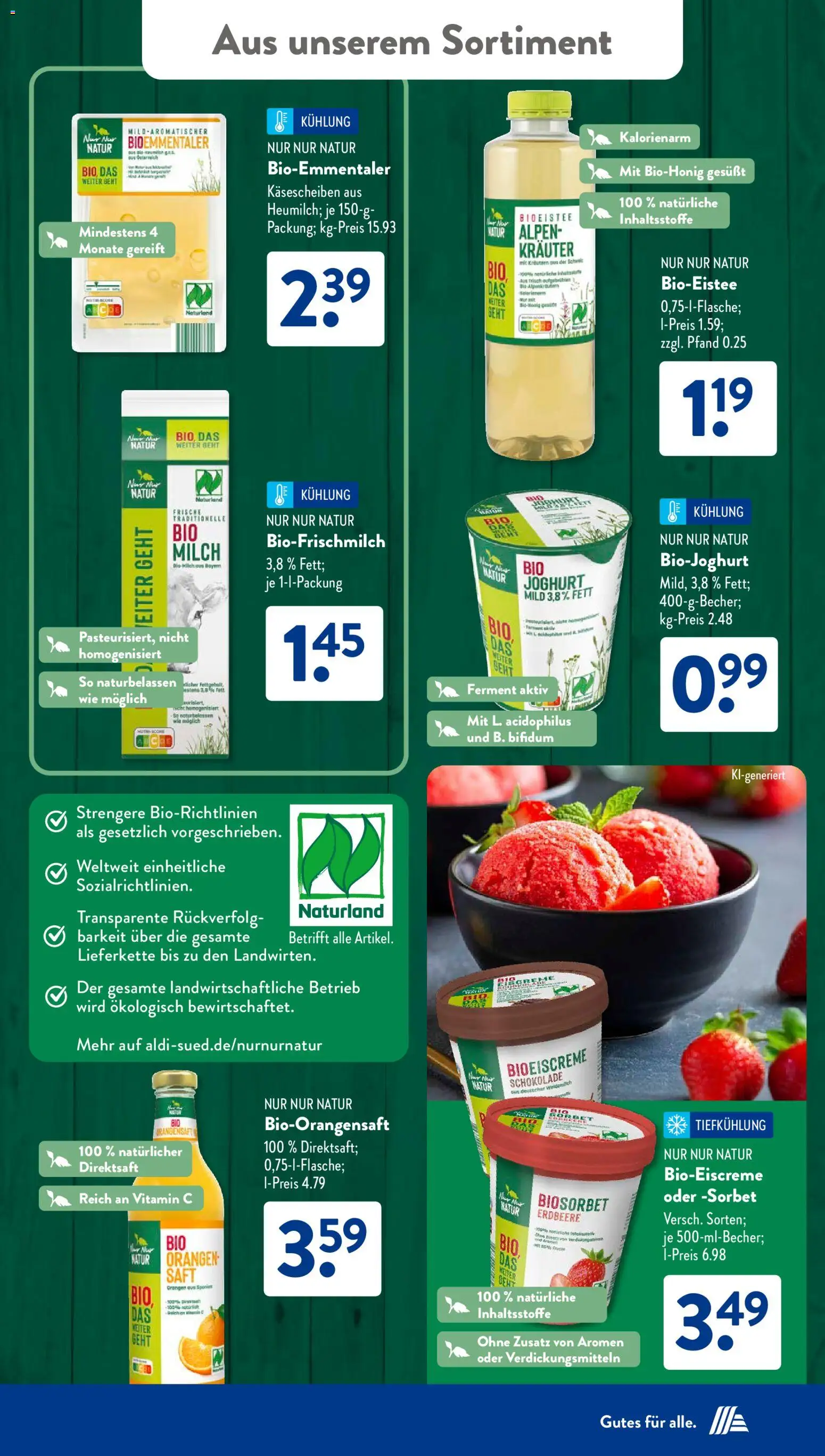 Aldi Süd Prospekt – gültig ab 08.06.2026 | Seite: 19 | Produkte: Milch, Schokolade, Orangen, Saft