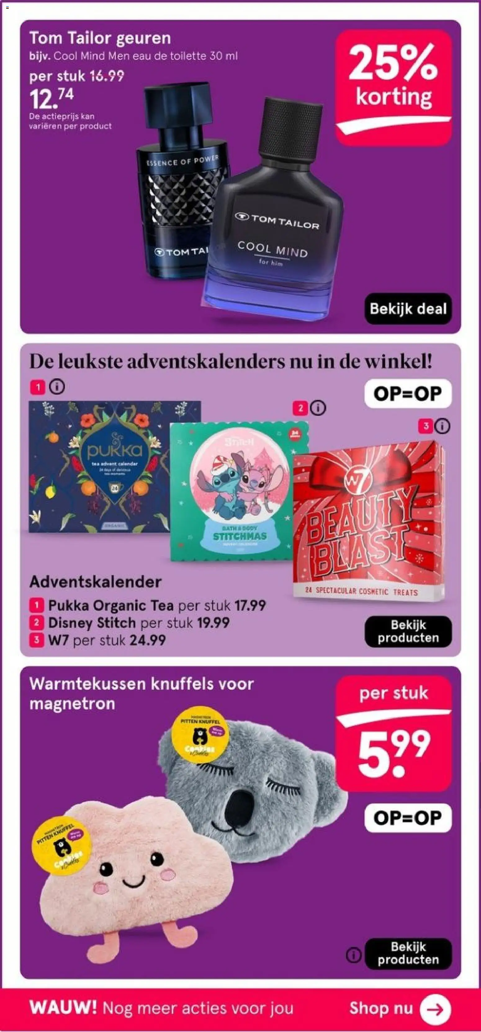 {H1} | Pagina: 36 | Producten: Geuren, Eau de toilette, Pitten, Knuffels