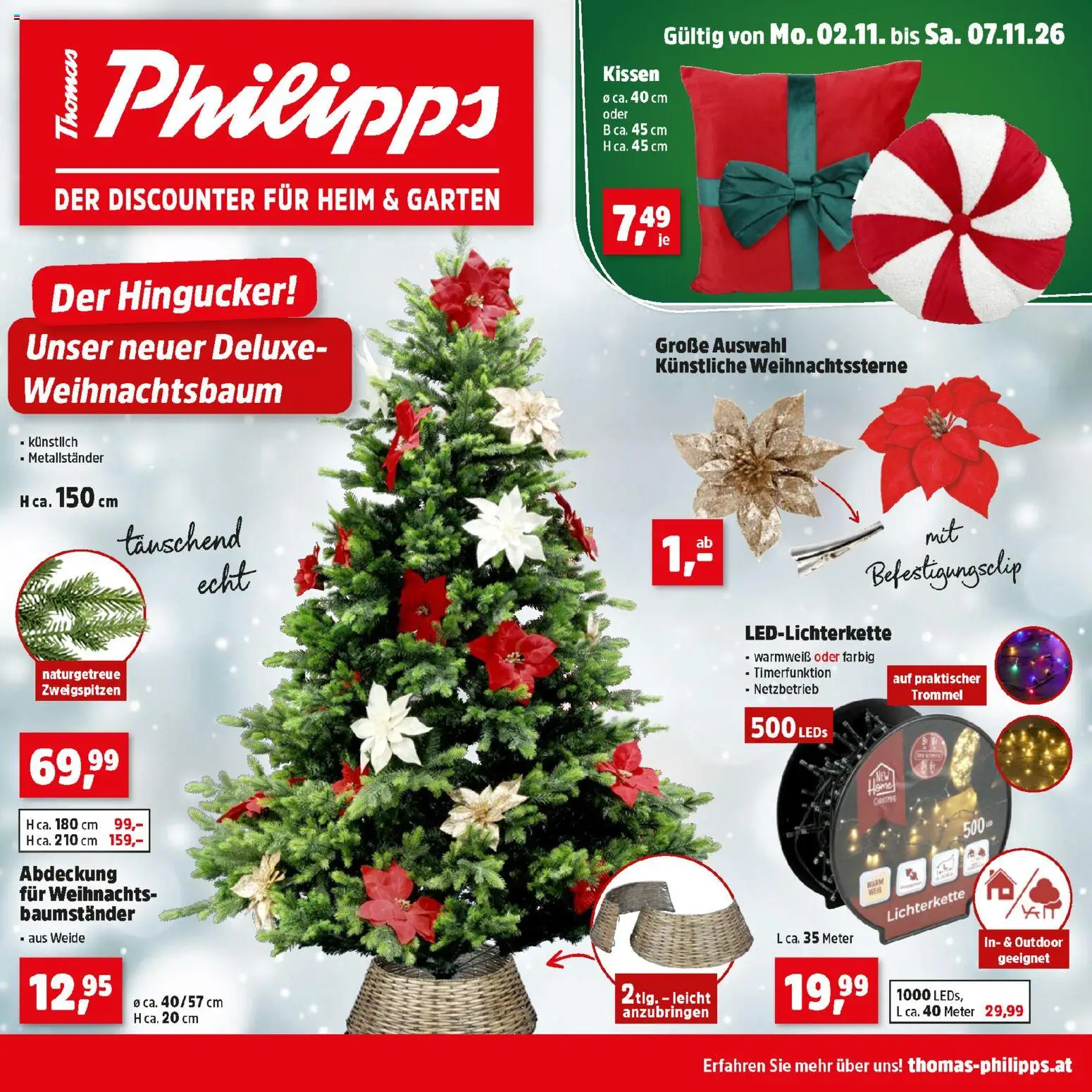 Thomas Philipps Vorschau nächste Woche gültig ab 02.11.2026 | Seite: 1 | Produkte: Kissen