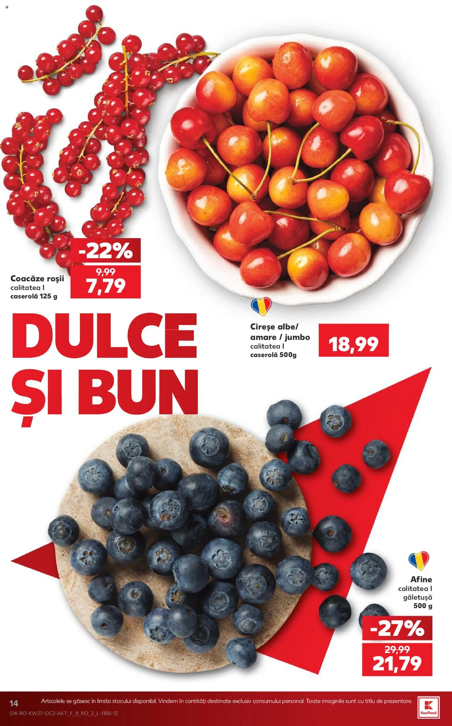 Kaufland RO akciós ujság - amely érvényes a következő dátumtól: 2026.07.01. | Oldal: 14